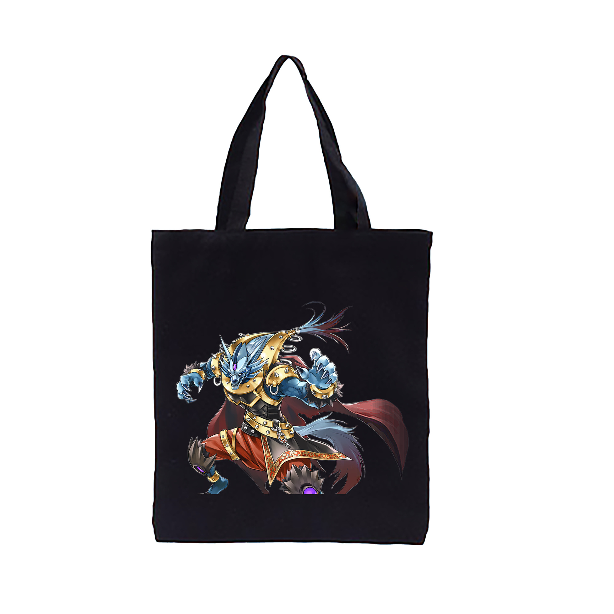 （画像用） 遊☆戯☆王 Yu-Gi-Oh! 縦型キャンバス生地手提げバッグ　トートバッグ