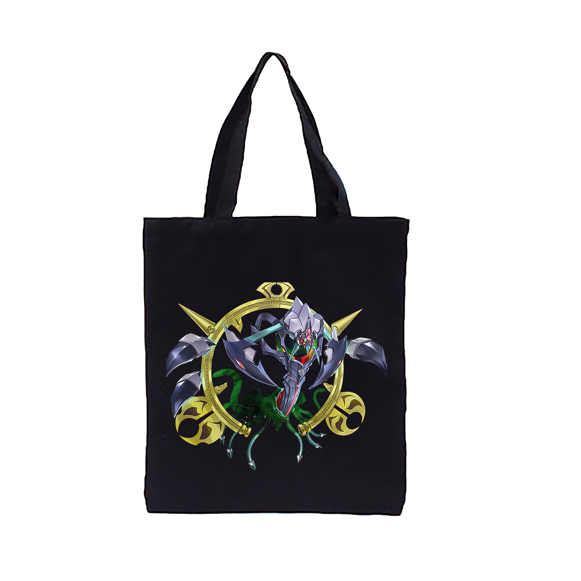 （画像用） 遊☆戯☆王 Yu-Gi-Oh! 縦型キャンバス生地手提げバッグ　トートバッグ