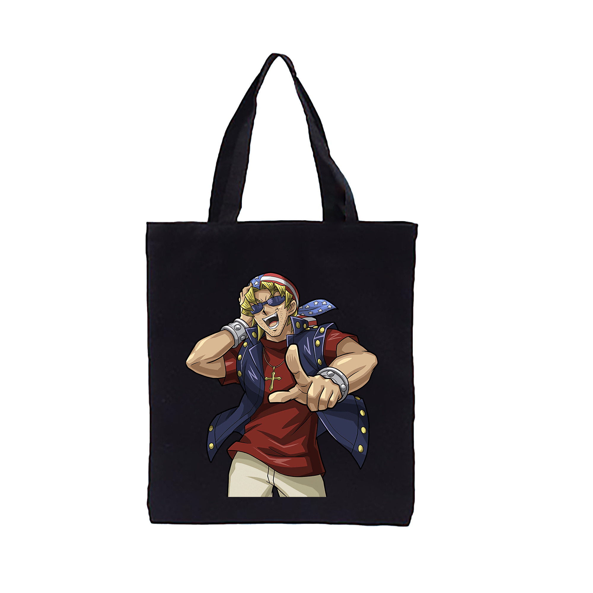 （画像用） 遊☆戯☆王 Yu-Gi-Oh! 縦型キャンバス生地手提げバッグ　トートバッグ