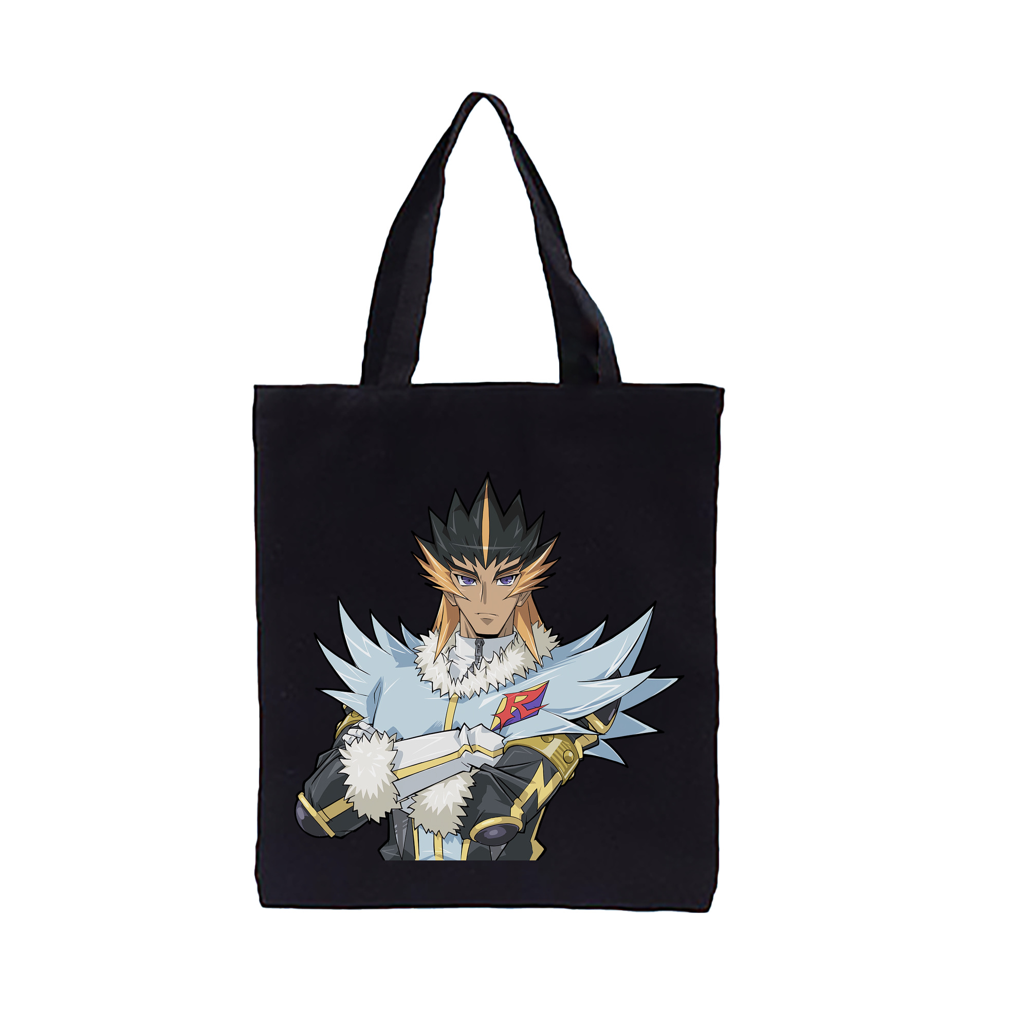 （画像用） 遊☆戯☆王 Yu-Gi-Oh! 縦型キャンバス生地手提げバッグ　トートバッグ