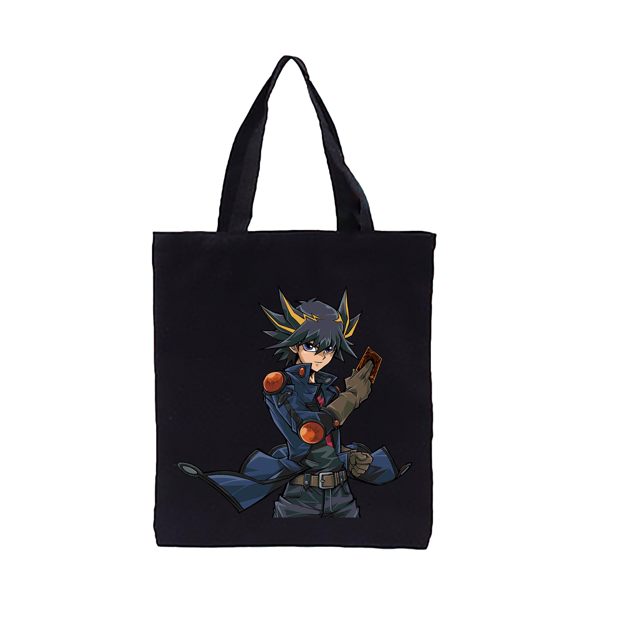 （画像用） 遊☆戯☆王 Yu-Gi-Oh! 縦型キャンバス生地手提げバッグ　トートバッグ