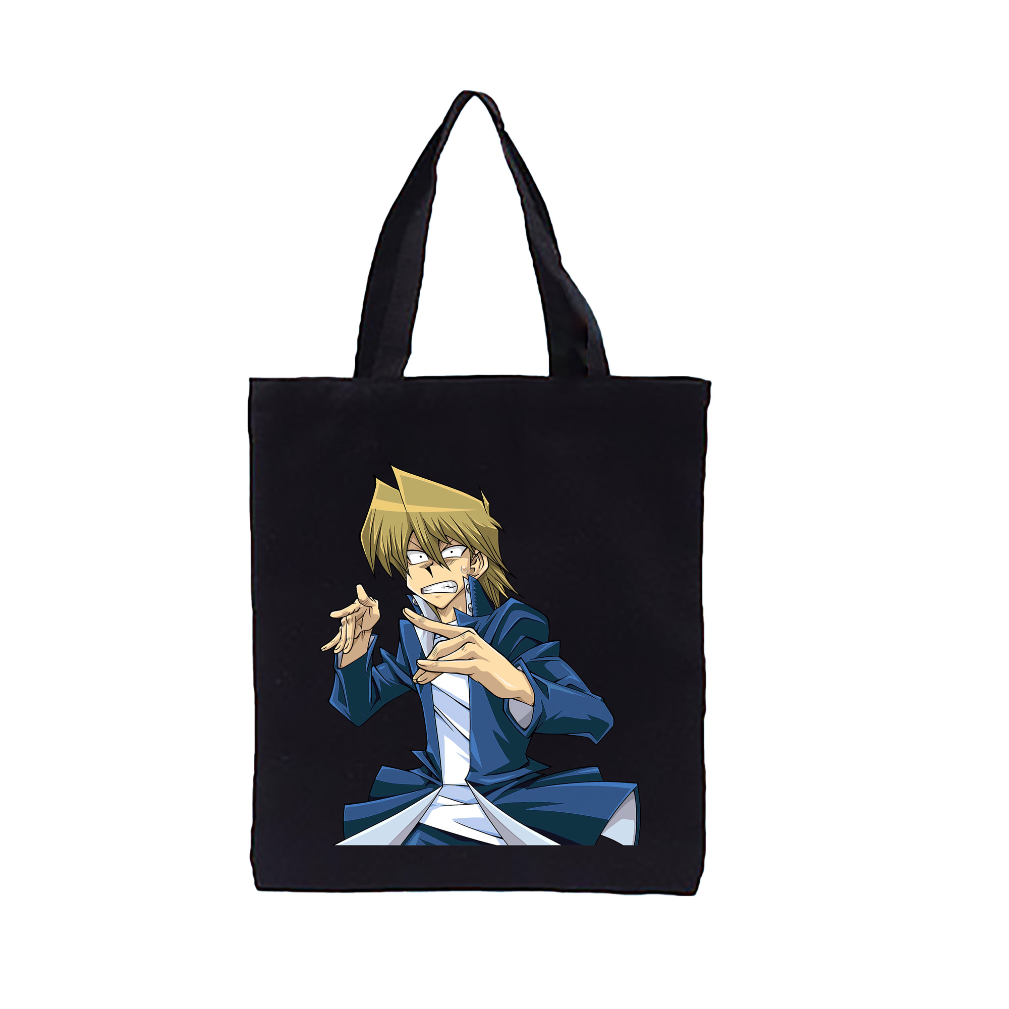 （画像用） 遊☆戯☆王 Yu-Gi-Oh! 縦型キャンバス生地手提げバッグ　トートバッグ
