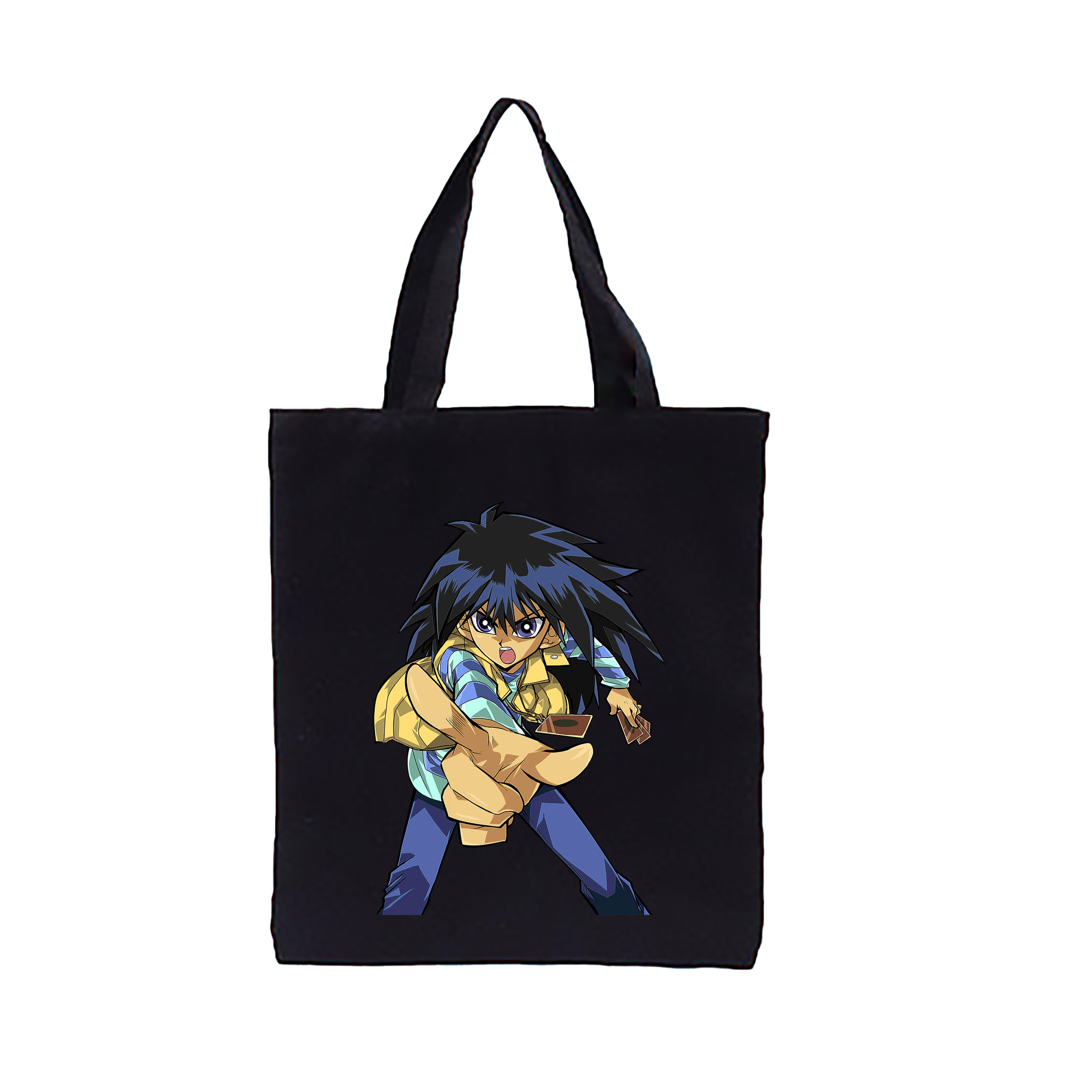 （画像用） 遊☆戯☆王 Yu-Gi-Oh! 縦型キャンバス生地手提げバッグ　トートバッグ