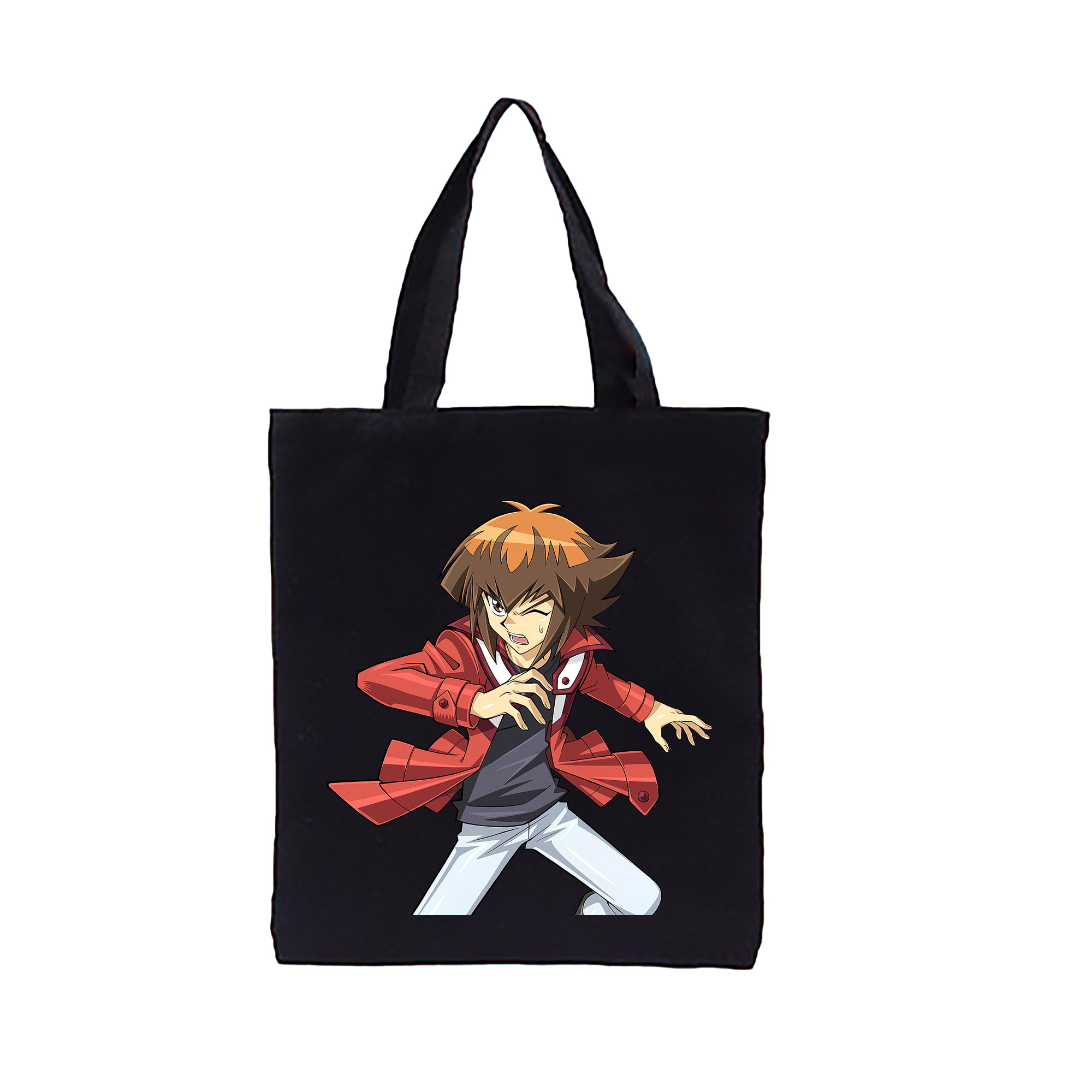 （画像用） 遊☆戯☆王 Yu-Gi-Oh! 縦型キャンバス生地手提げバッグ　トートバッグ