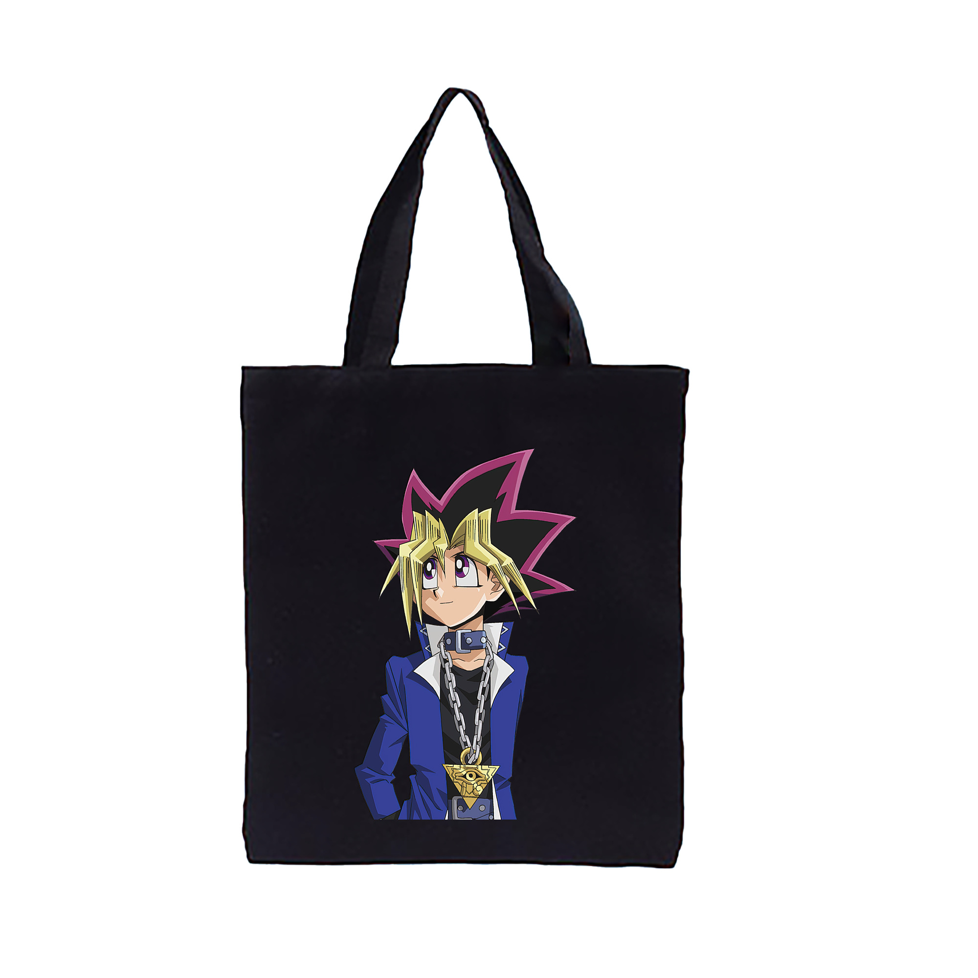 （画像用） 遊☆戯☆王 Yu-Gi-Oh! 縦型キャンバス生地手提げバッグ　トートバッグ