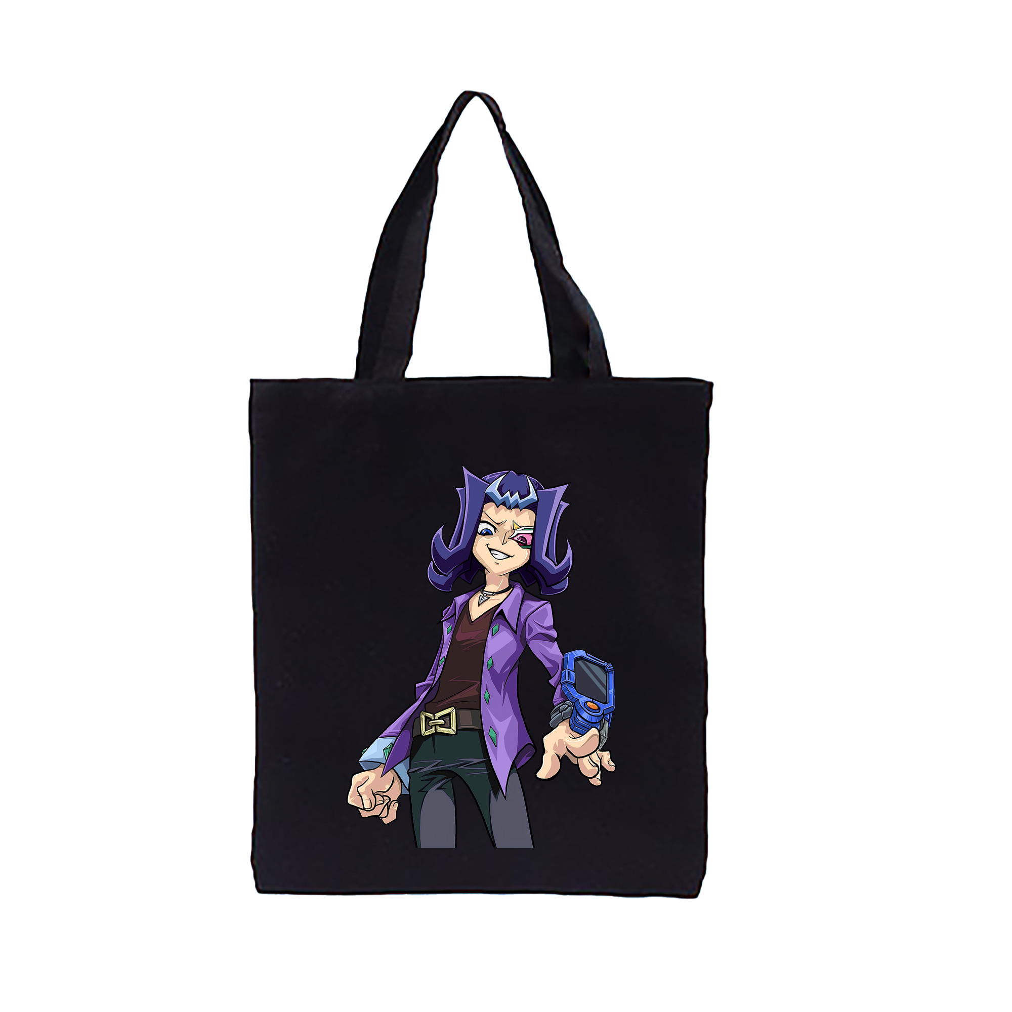 （画像用） 遊☆戯☆王 Yu-Gi-Oh! 縦型キャンバス生地手提げバッグ　トートバッグ