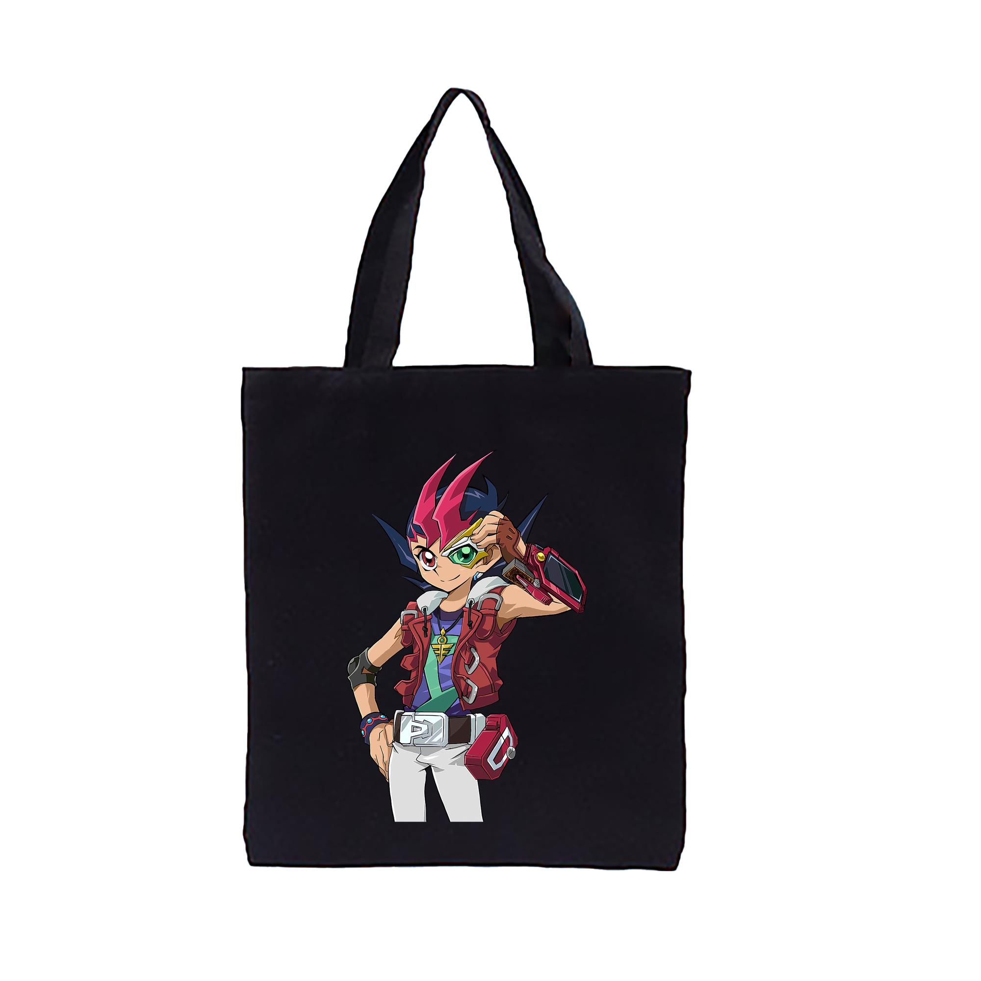 （画像用） 遊☆戯☆王 Yu-Gi-Oh! 縦型キャンバス生地手提げバッグ　トートバッグ