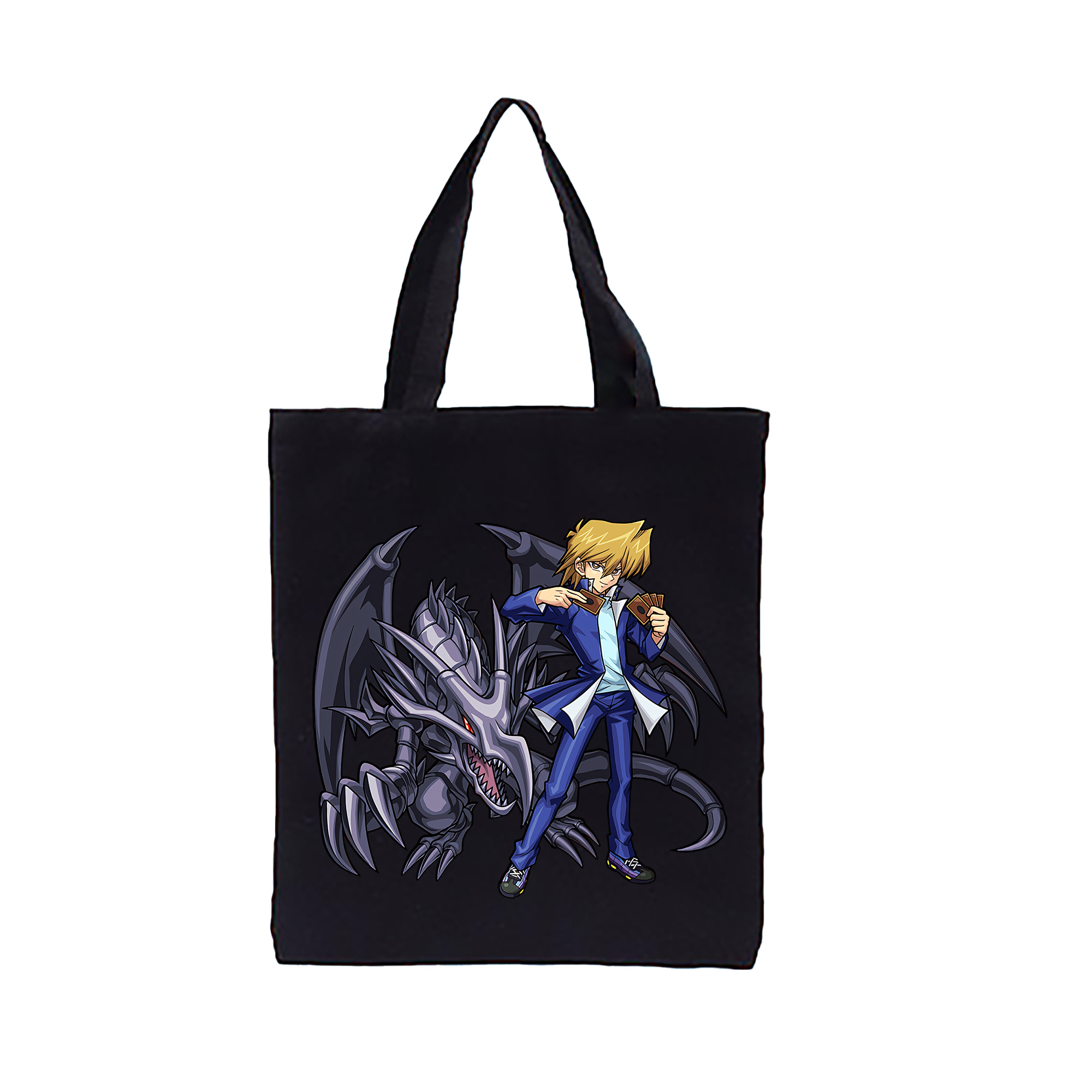 （画像用） 遊☆戯☆王 Yu-Gi-Oh! 縦型キャンバス生地手提げバッグ　トートバッグ