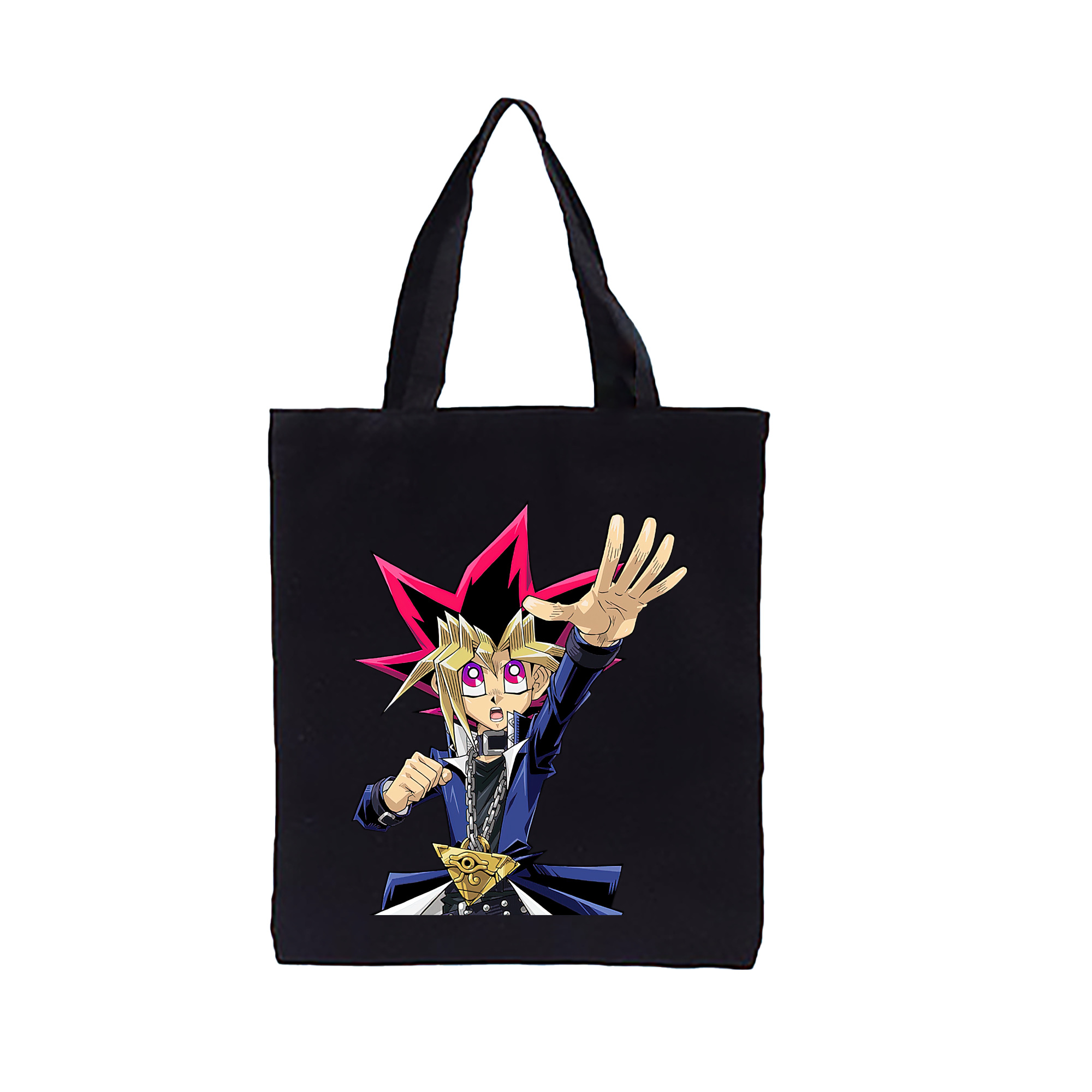 （画像用） 遊☆戯☆王 Yu-Gi-Oh! 縦型キャンバス生地手提げバッグ　トートバッグ