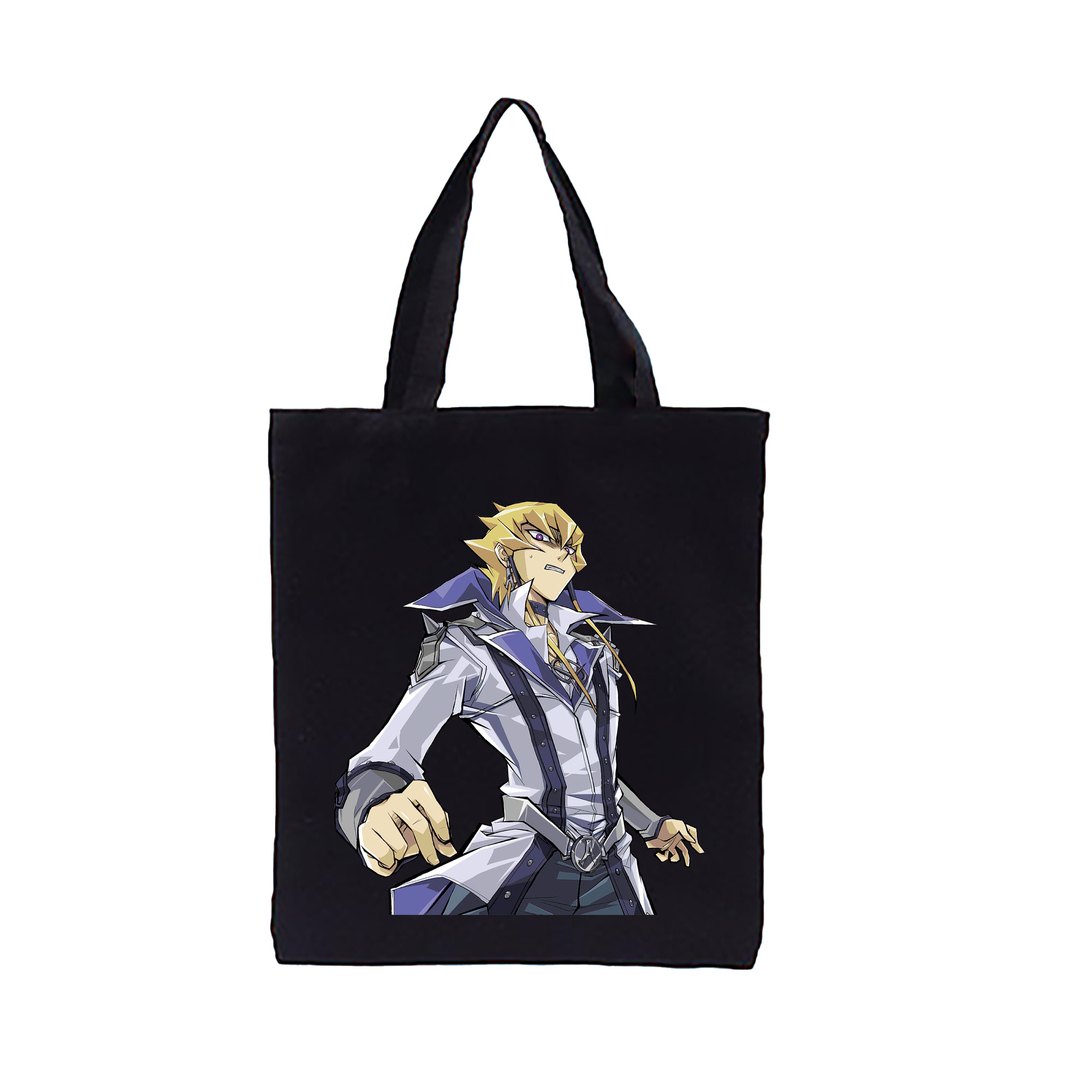 （画像用） 遊☆戯☆王 Yu-Gi-Oh! 縦型キャンバス生地手提げバッグ　トートバッグ