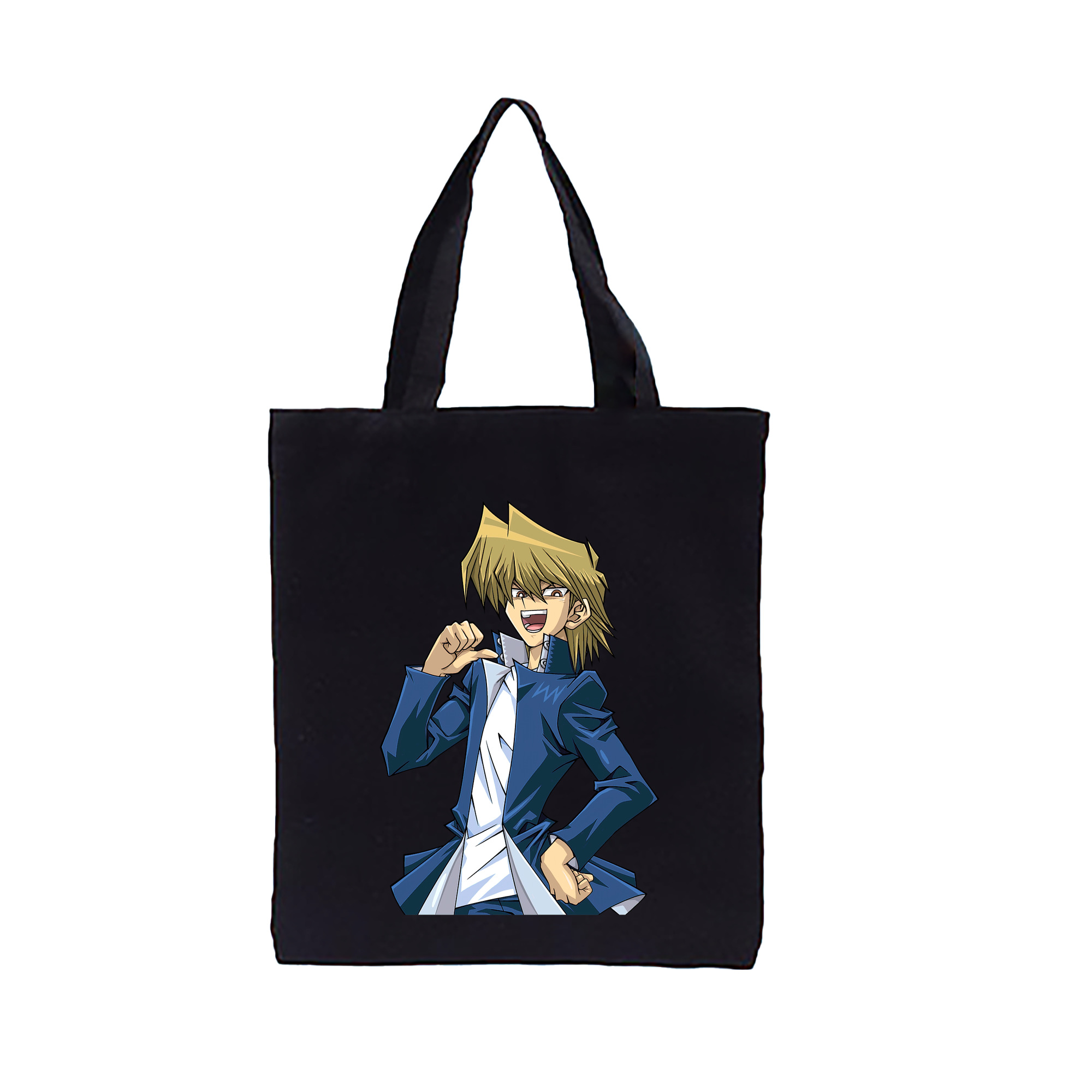 （画像用） 遊☆戯☆王 Yu-Gi-Oh! 縦型キャンバス生地手提げバッグ　トートバッグ