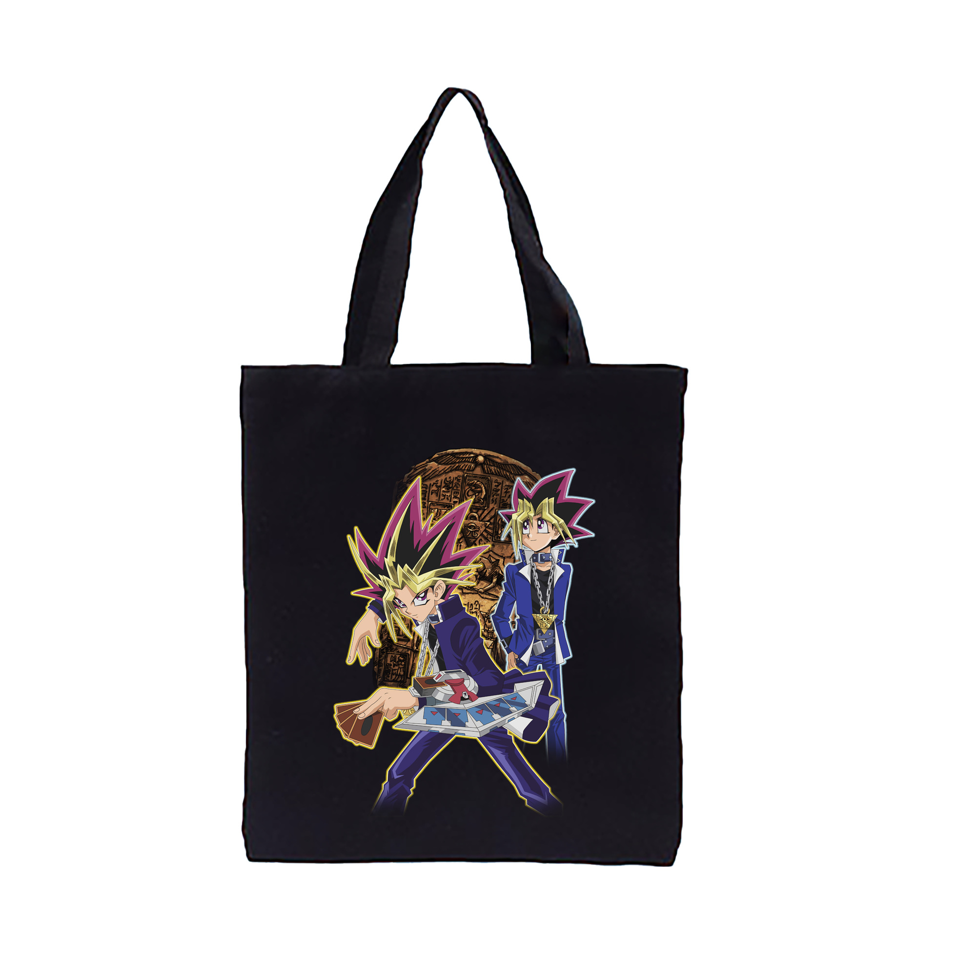 （画像用） 遊☆戯☆王 Yu-Gi-Oh! 縦型キャンバス生地手提げバッグ　トートバッグ