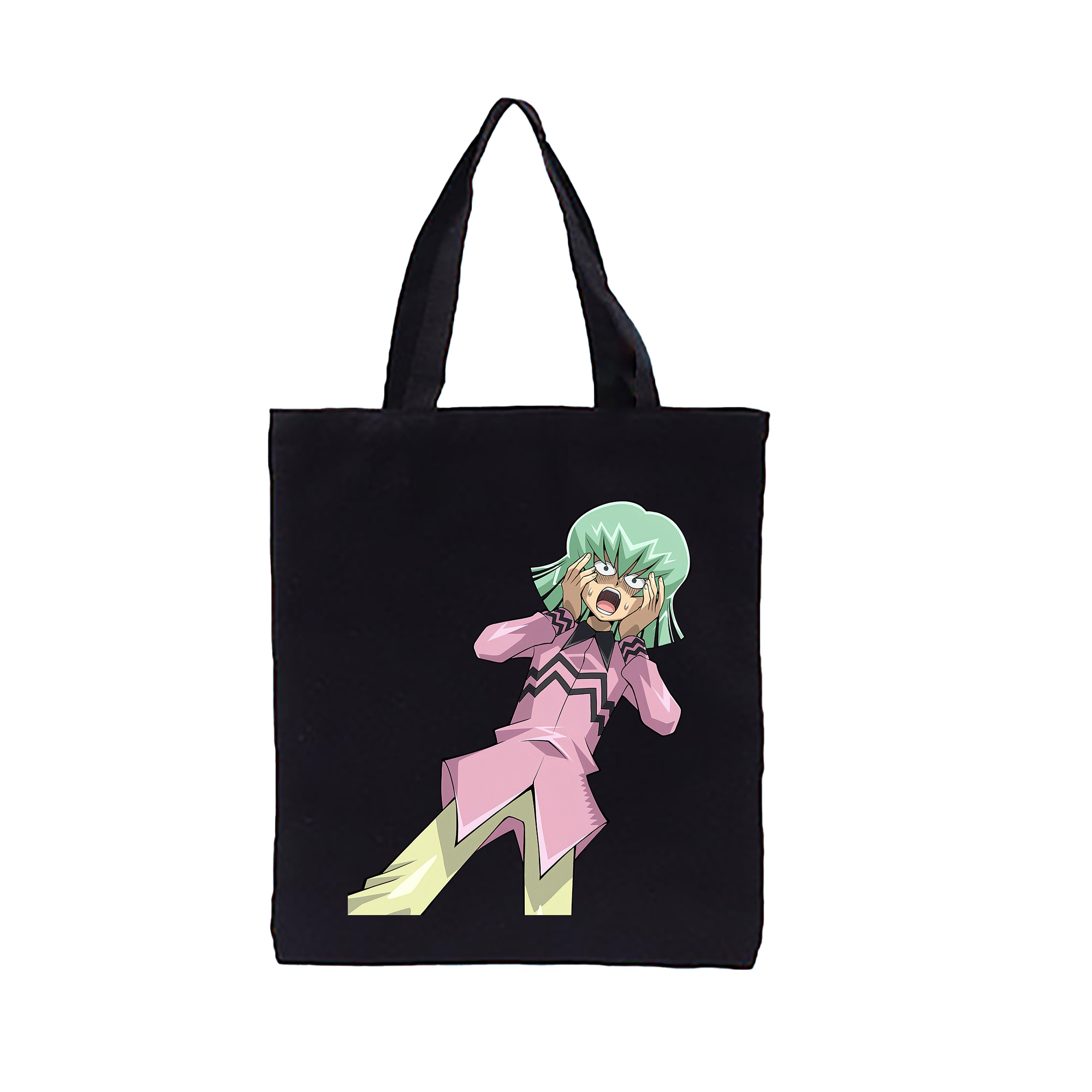 （画像用） 遊☆戯☆王 Yu-Gi-Oh! 縦型キャンバス生地手提げバッグ　トートバッグ