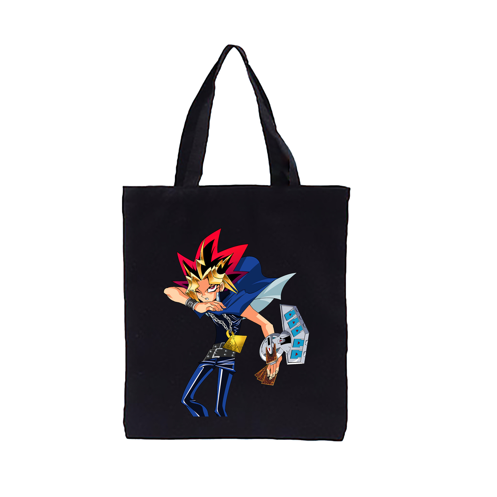 （画像用） 遊☆戯☆王 Yu-Gi-Oh! 縦型キャンバス生地手提げバッグ　トートバッグ
