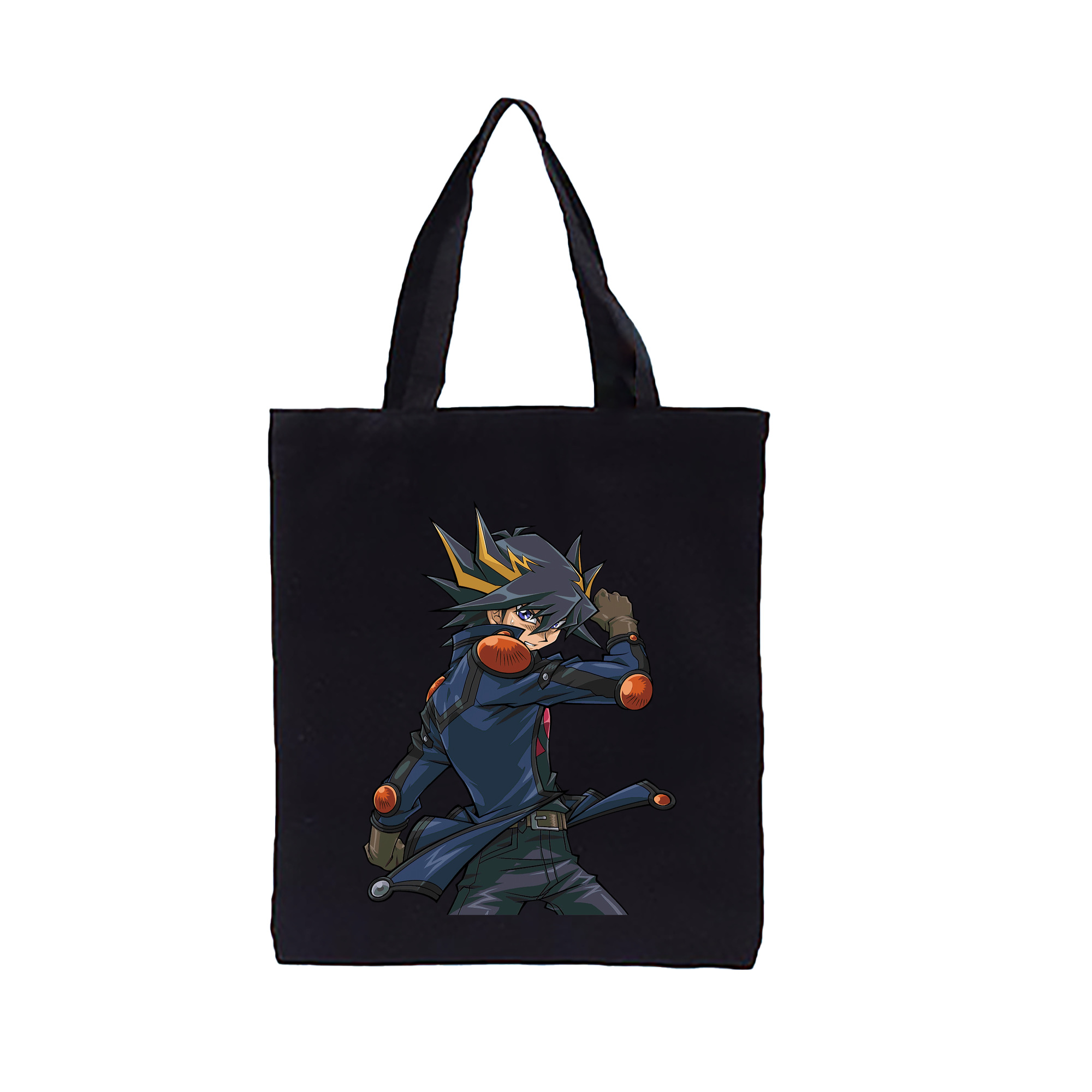 （画像用） 遊☆戯☆王 Yu-Gi-Oh! 縦型キャンバス生地手提げバッグ　トートバッグ