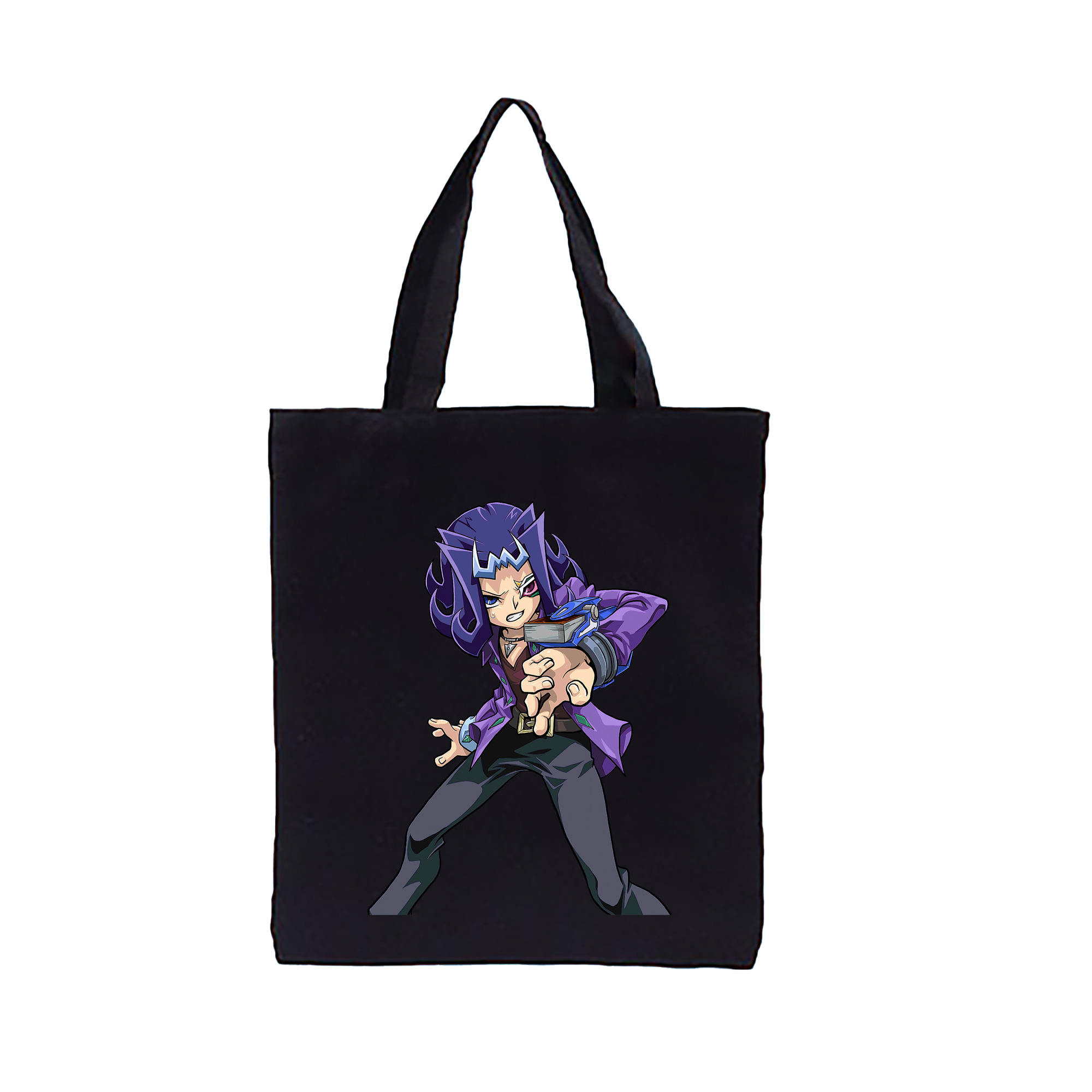 （画像用） 遊☆戯☆王 Yu-Gi-Oh! 縦型キャンバス生地手提げバッグ　トートバッグ