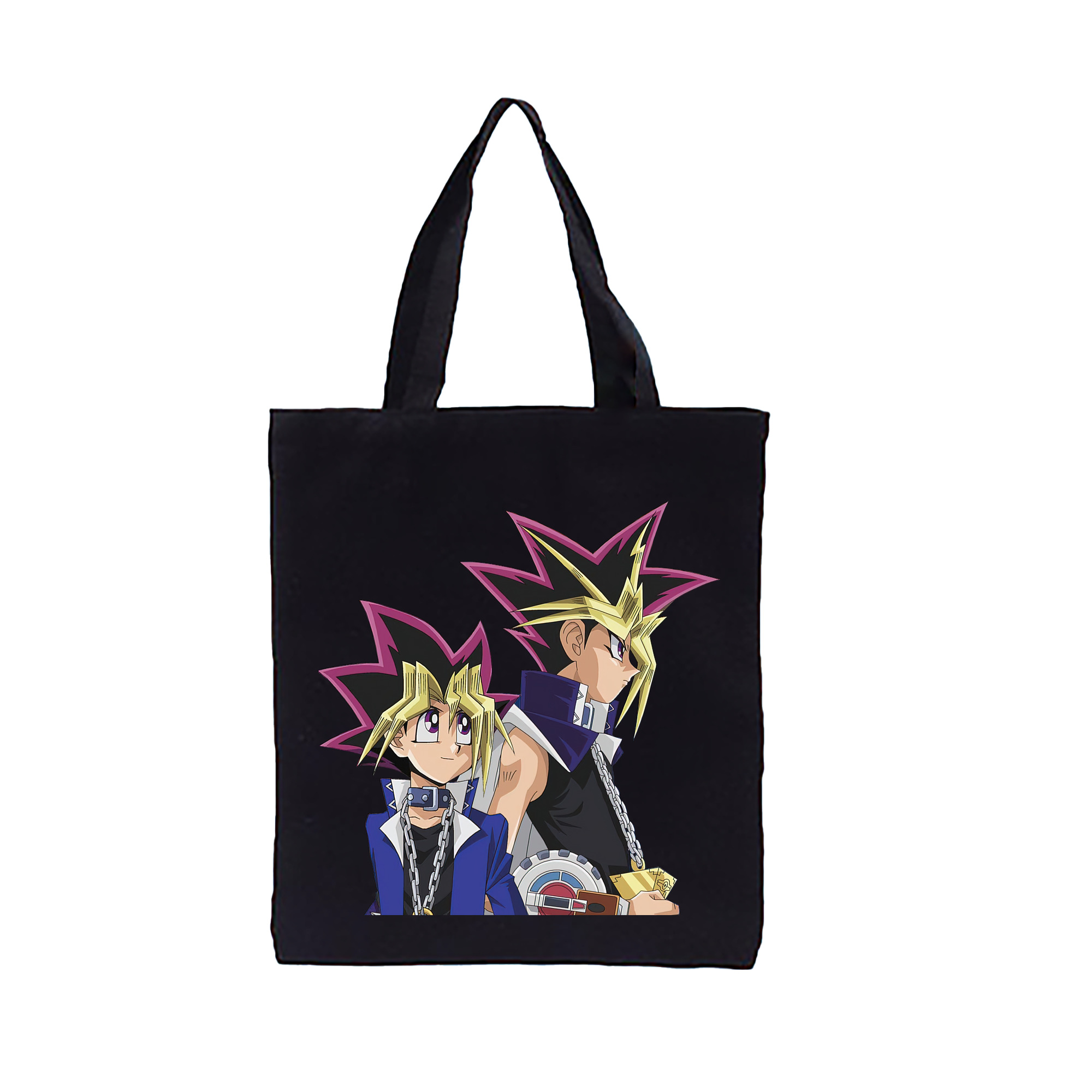 （画像用） 遊☆戯☆王 Yu-Gi-Oh! 縦型キャンバス生地手提げバッグ　トートバッグ