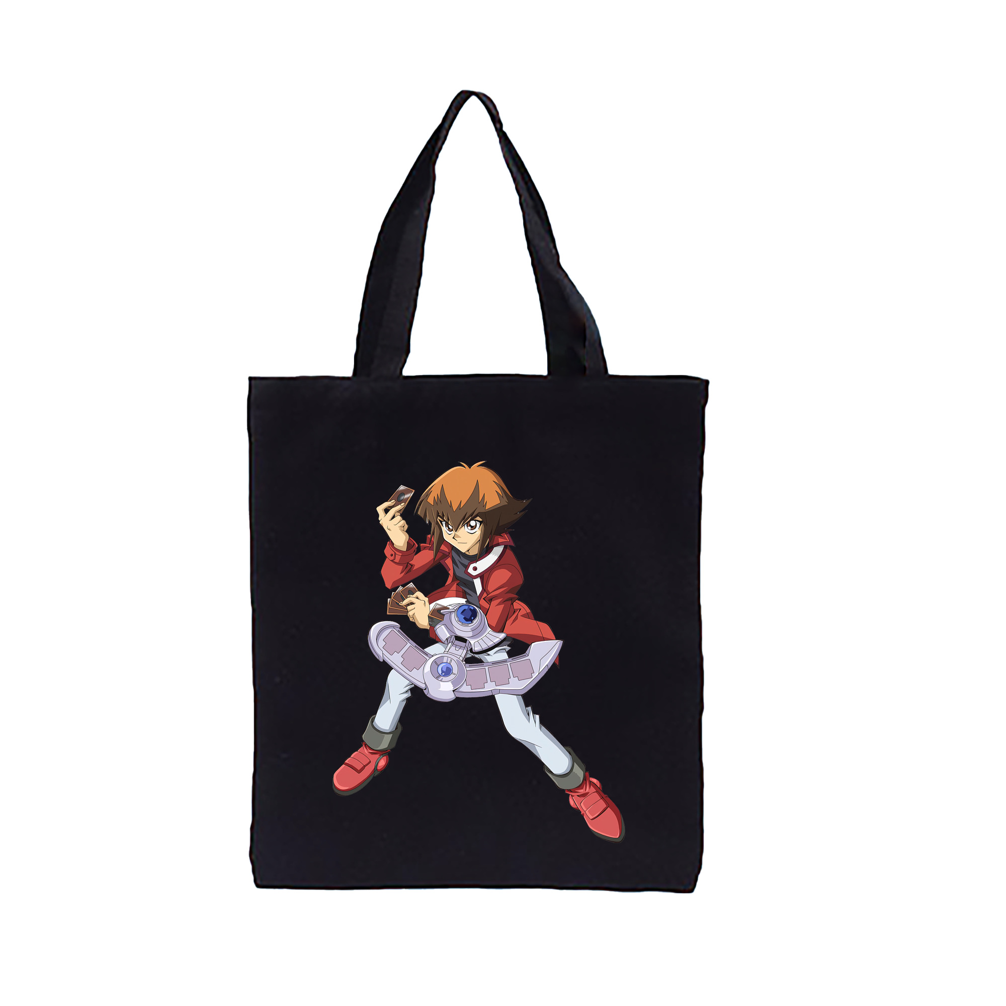 （画像用） 遊☆戯☆王 Yu-Gi-Oh! 縦型キャンバス生地手提げバッグ　トートバッグ