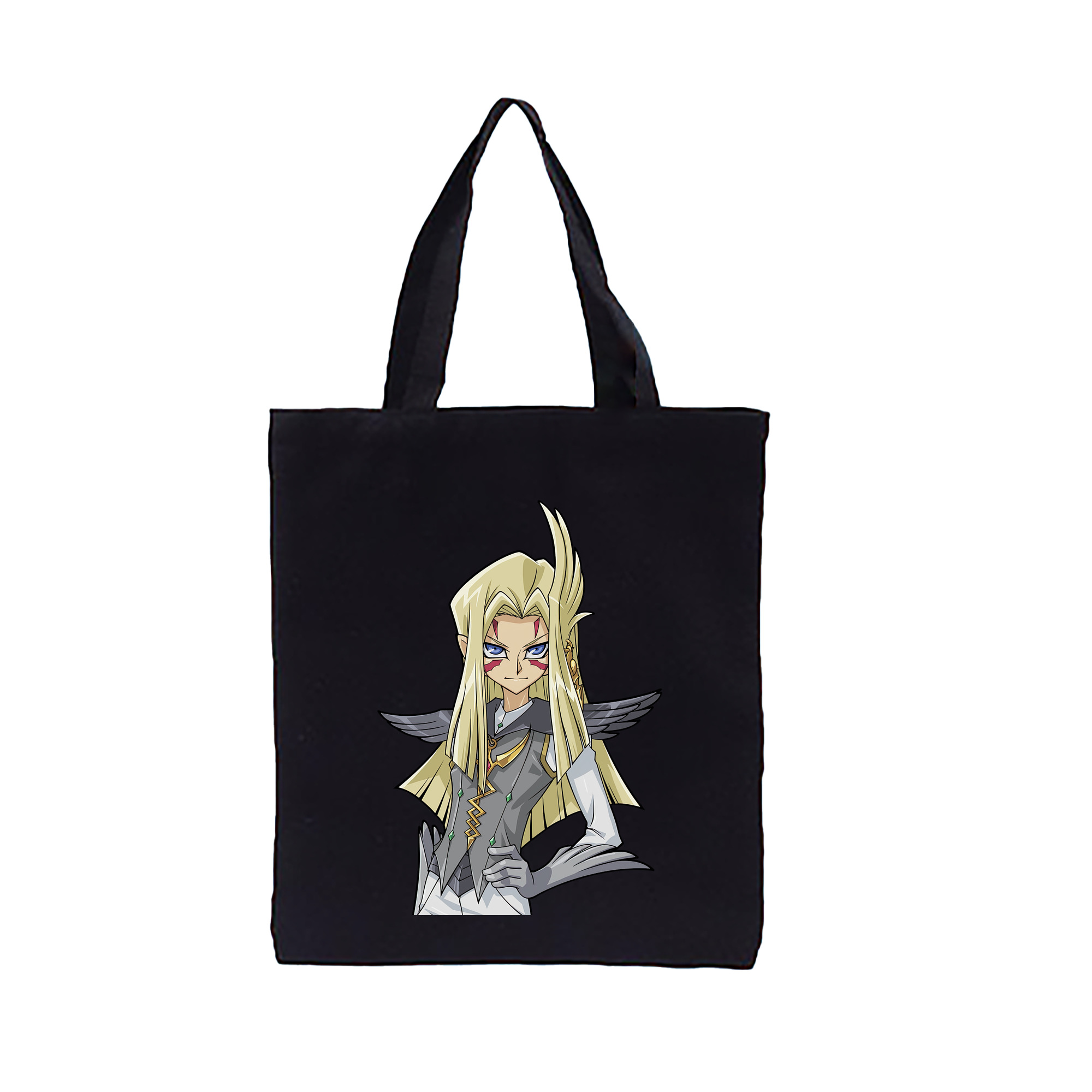 （画像用） 遊☆戯☆王 Yu-Gi-Oh! 縦型キャンバス生地手提げバッグ　トートバッグ