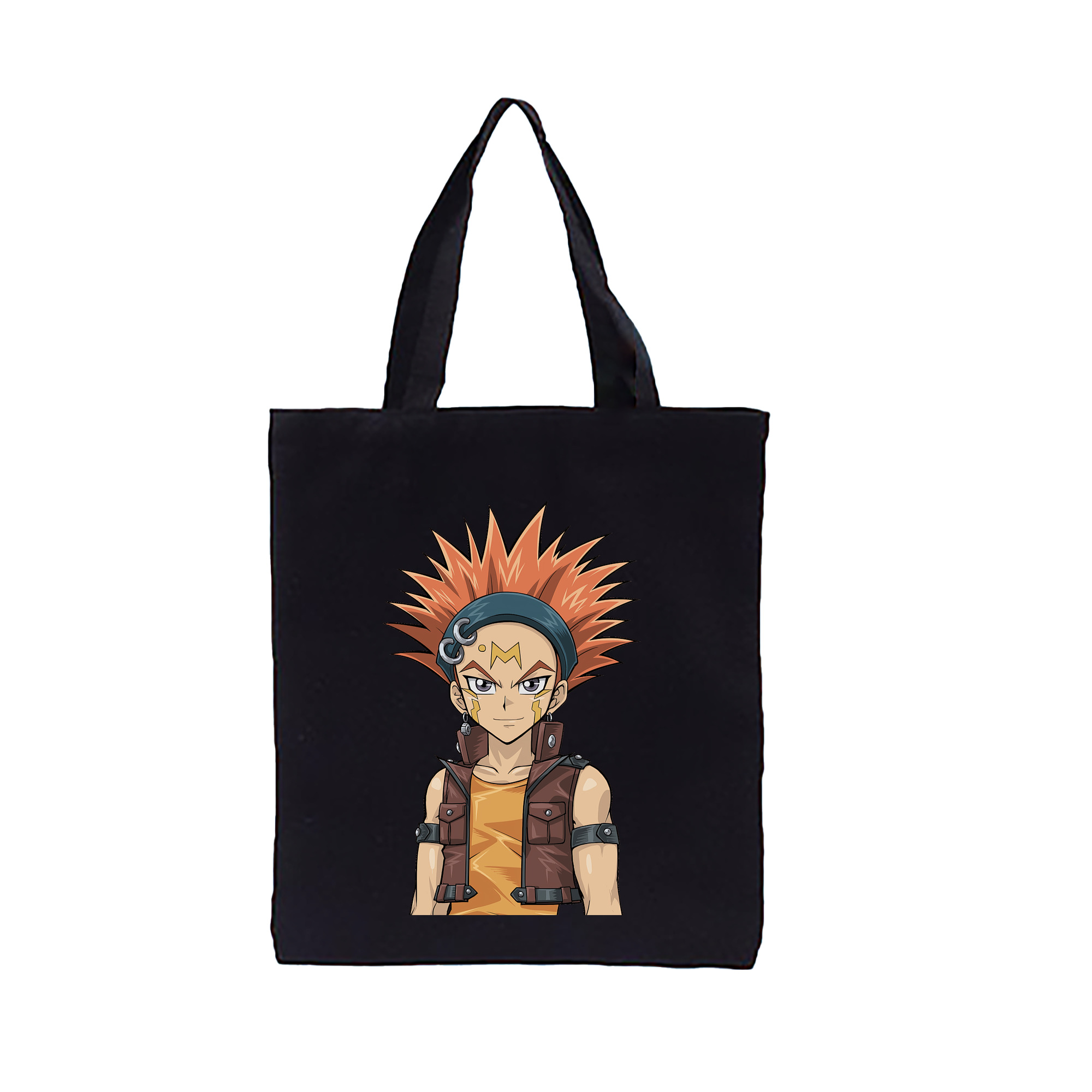 （画像用） 遊☆戯☆王 Yu-Gi-Oh! 縦型キャンバス生地手提げバッグ　トートバッグ
