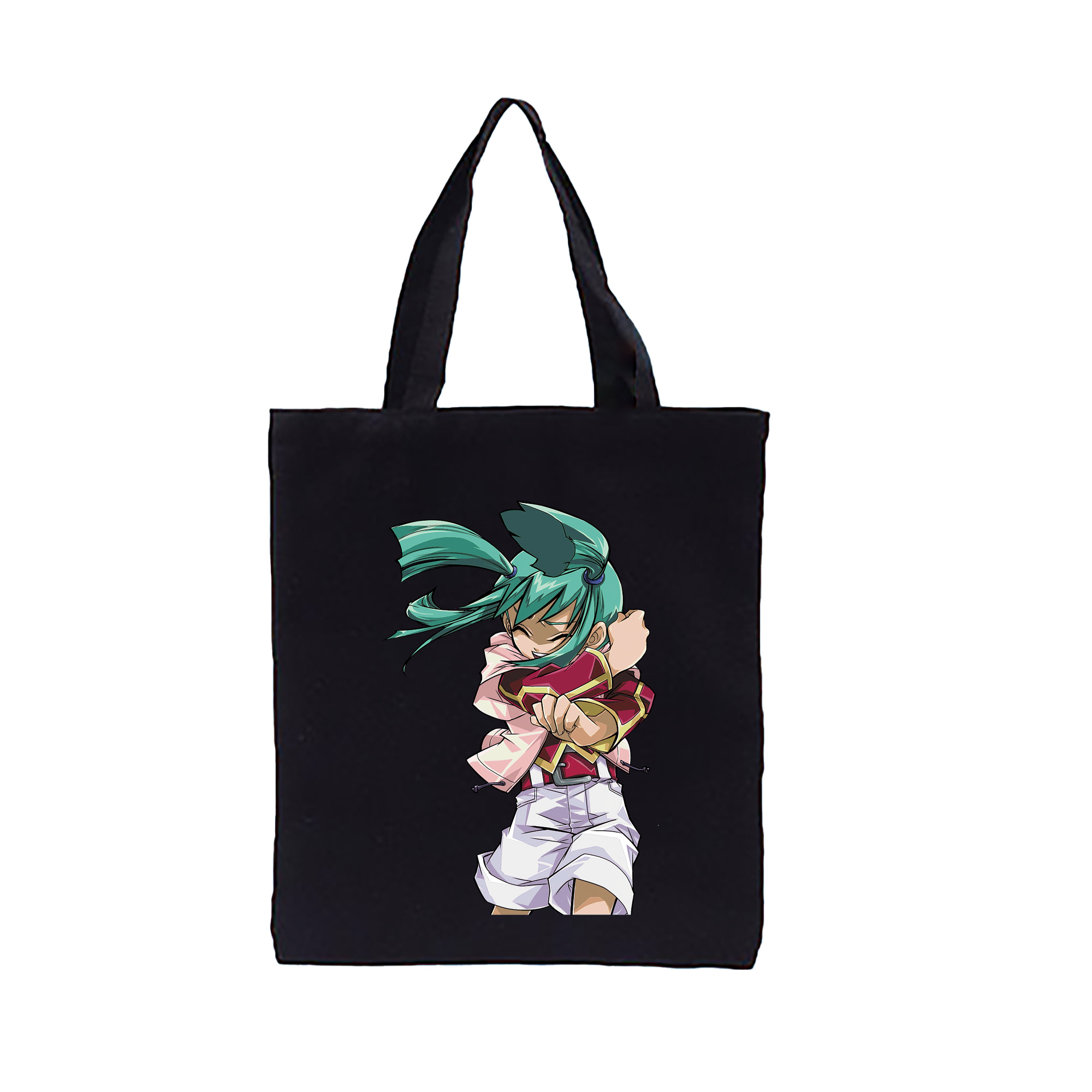 （画像用） 遊☆戯☆王 Yu-Gi-Oh! 縦型キャンバス生地手提げバッグ　トートバッグ
