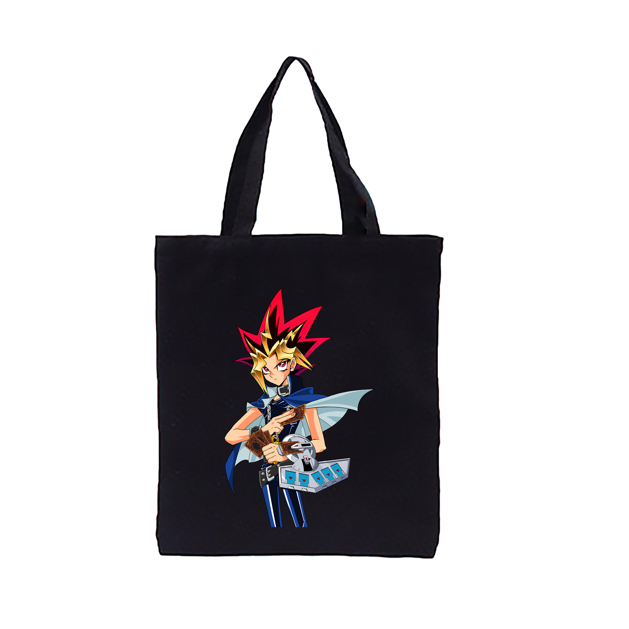 （画像用） 遊☆戯☆王 Yu-Gi-Oh! 縦型キャンバス生地手提げバッグ　トートバッグ