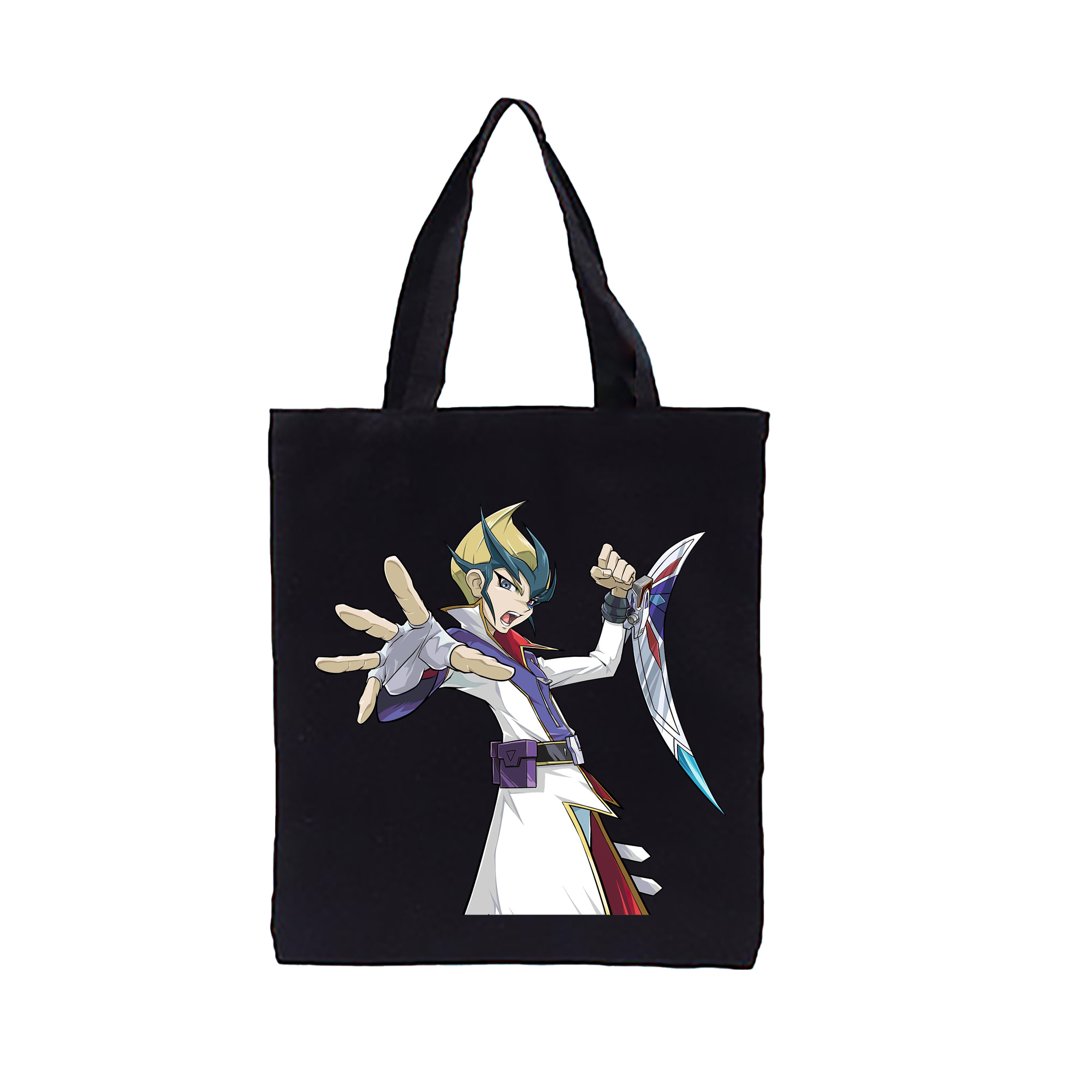 （画像用） 遊☆戯☆王 Yu-Gi-Oh! 縦型キャンバス生地手提げバッグ　トートバッグ