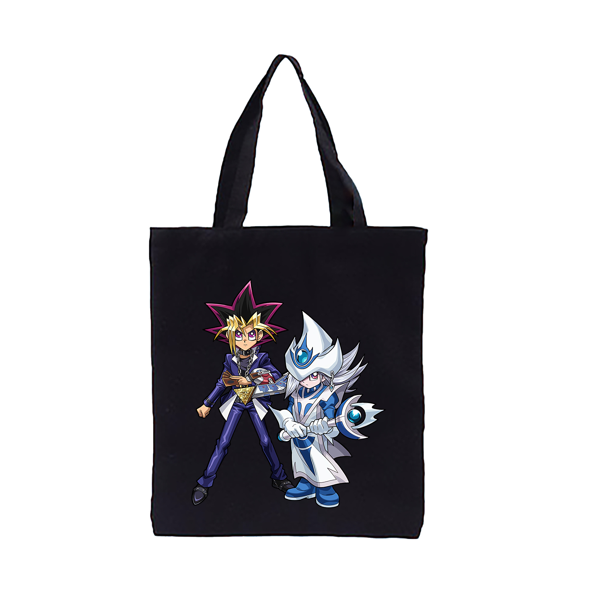 （画像用） 遊☆戯☆王 Yu-Gi-Oh! 縦型キャンバス生地手提げバッグ　トートバッグ