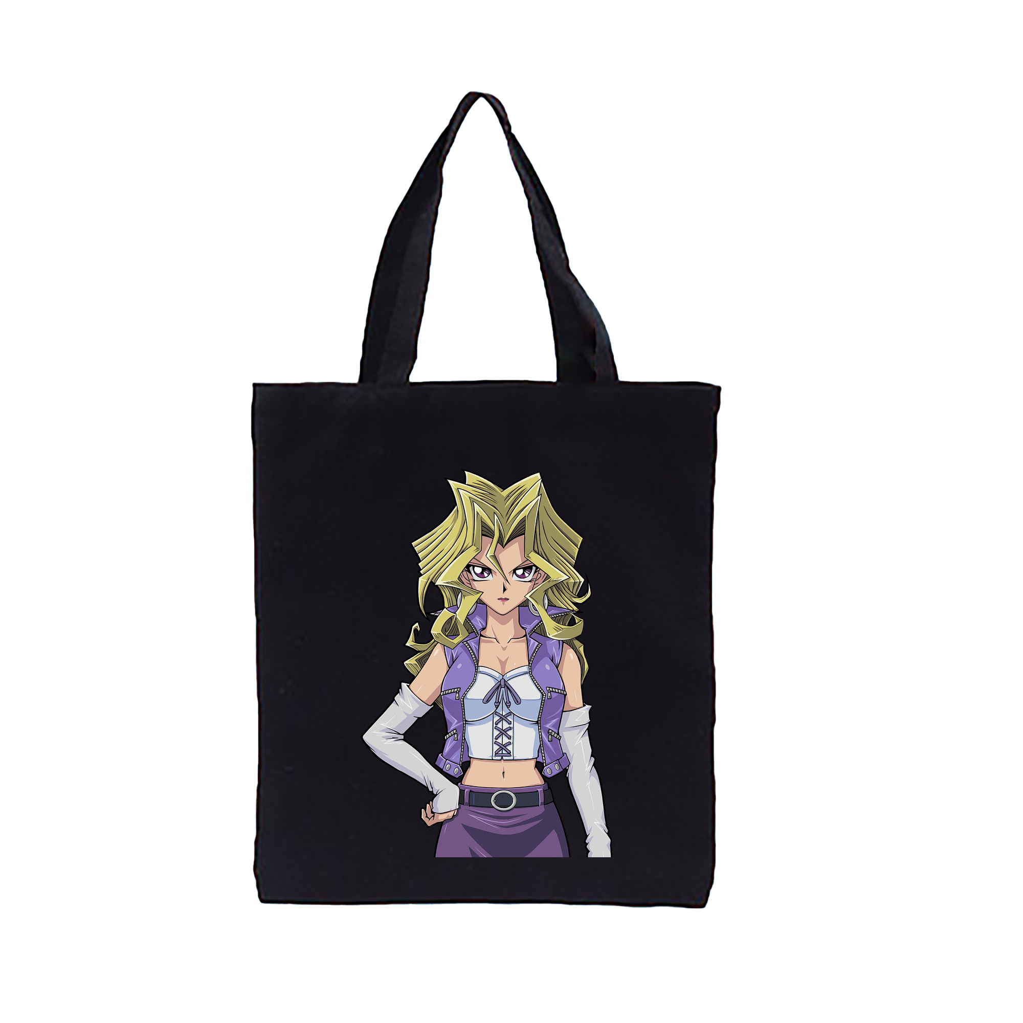 （画像用） 遊☆戯☆王 Yu-Gi-Oh! 縦型キャンバス生地手提げバッグ　トートバッグ