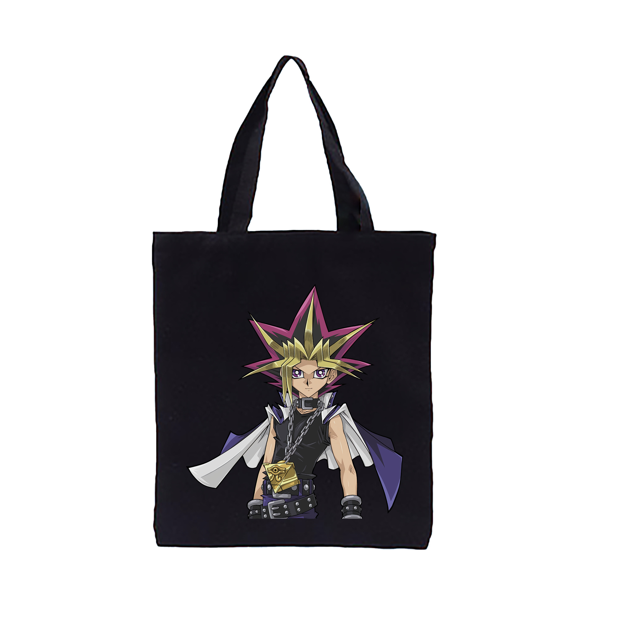 （画像用） 遊☆戯☆王 Yu-Gi-Oh! 縦型キャンバス生地手提げバッグ　トートバッグ