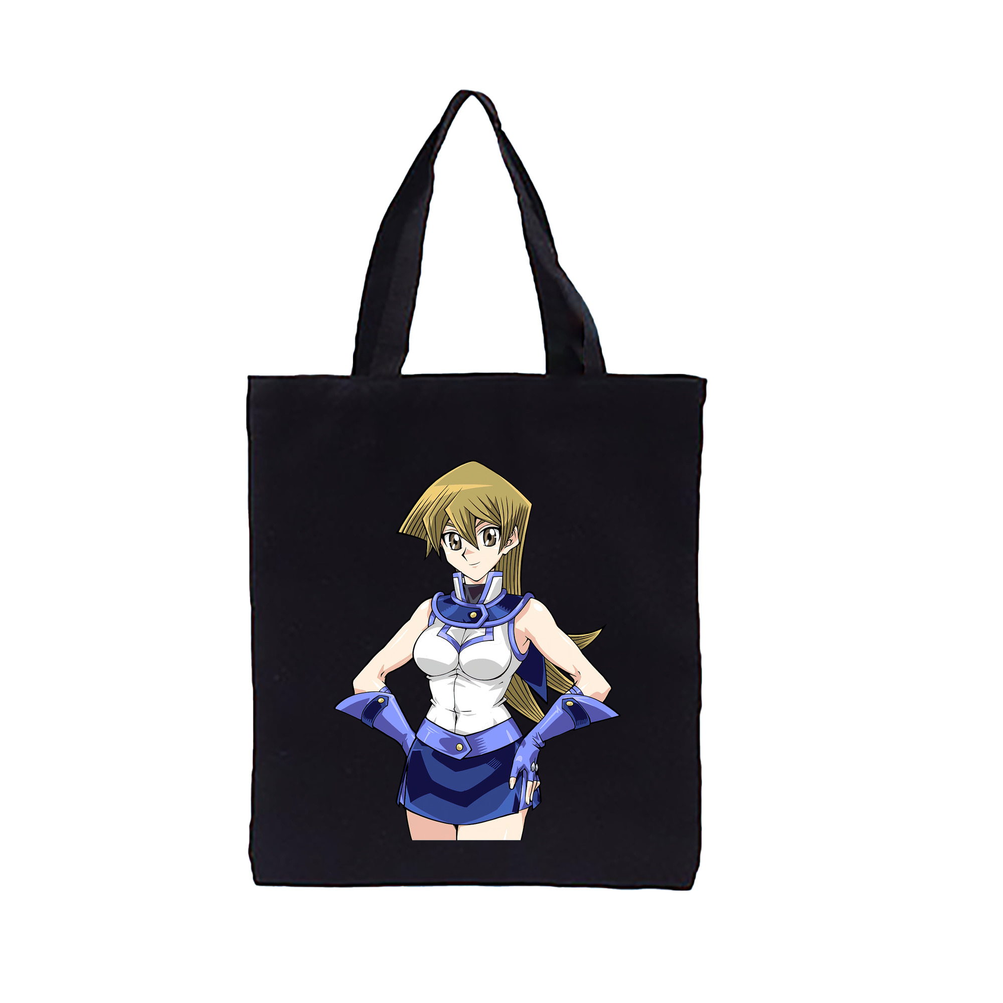 （画像用） 遊☆戯☆王 Yu-Gi-Oh! 縦型キャンバス生地手提げバッグ　トートバッグ