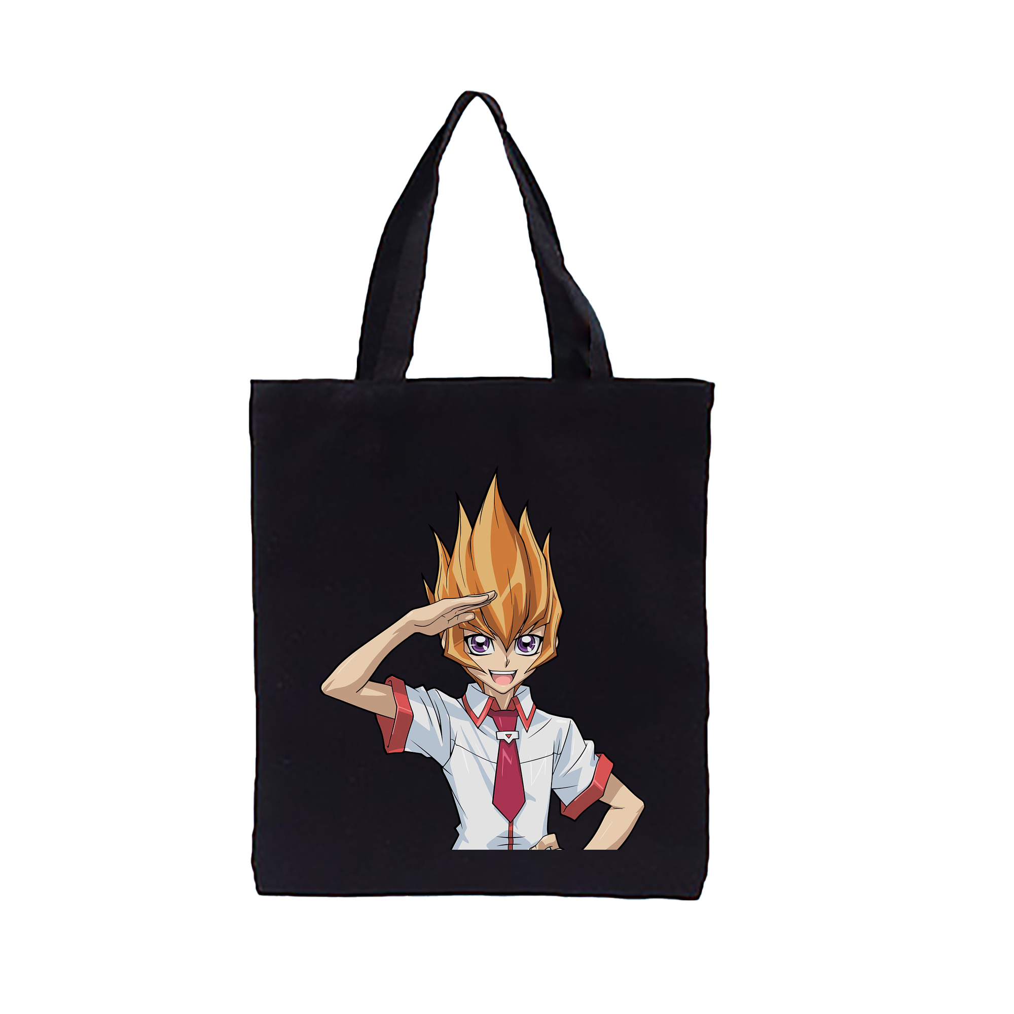 （画像用） 遊☆戯☆王 Yu-Gi-Oh! 縦型キャンバス生地手提げバッグ　トートバッグ