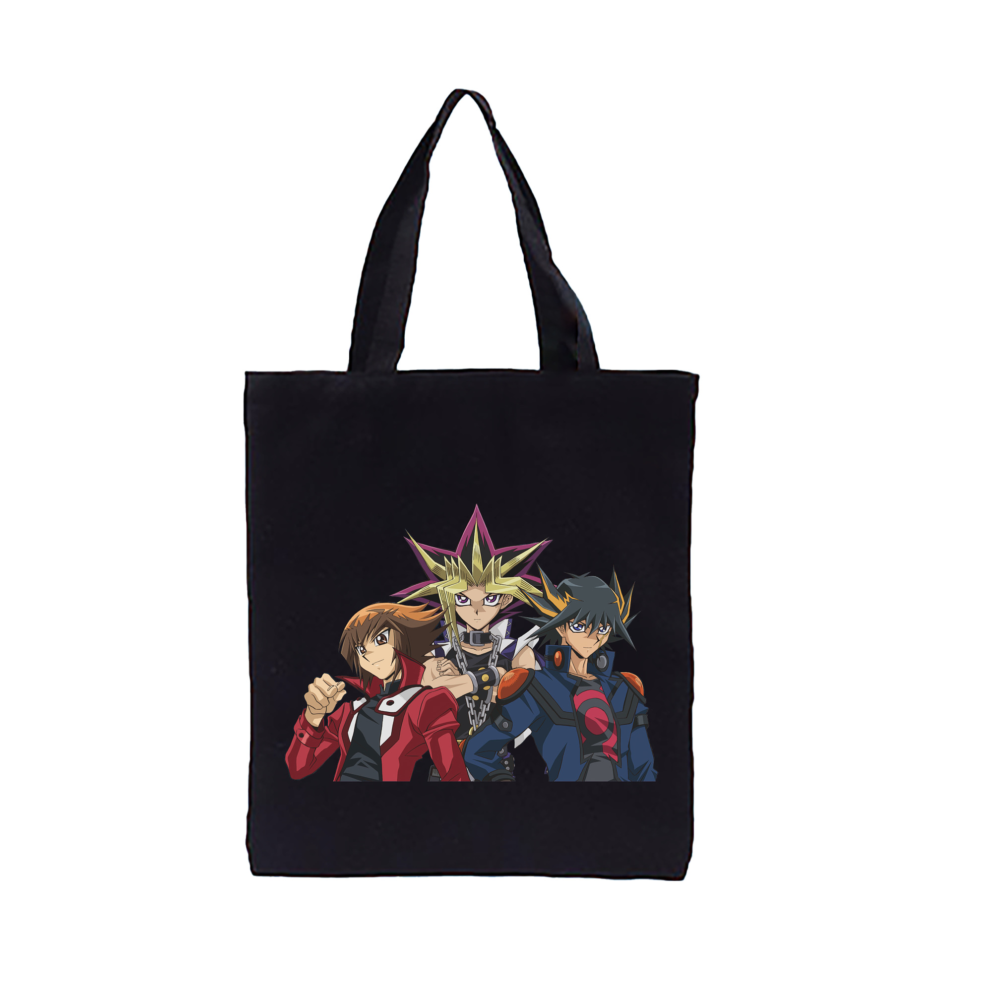 （画像用） 遊☆戯☆王 Yu-Gi-Oh! 縦型キャンバス生地手提げバッグ　トートバッグ