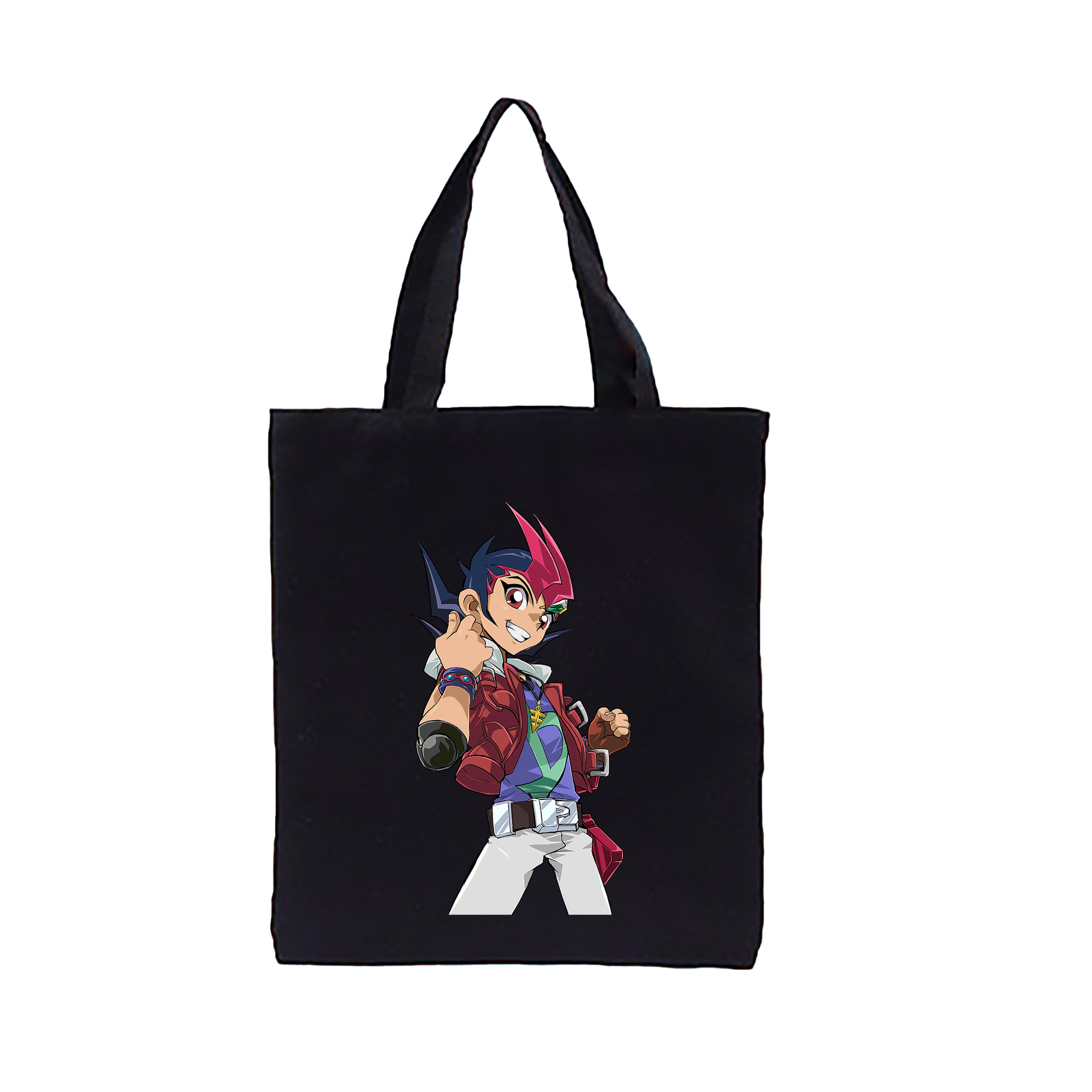 （画像用） 遊☆戯☆王 Yu-Gi-Oh! 縦型キャンバス生地手提げバッグ　トートバッグ