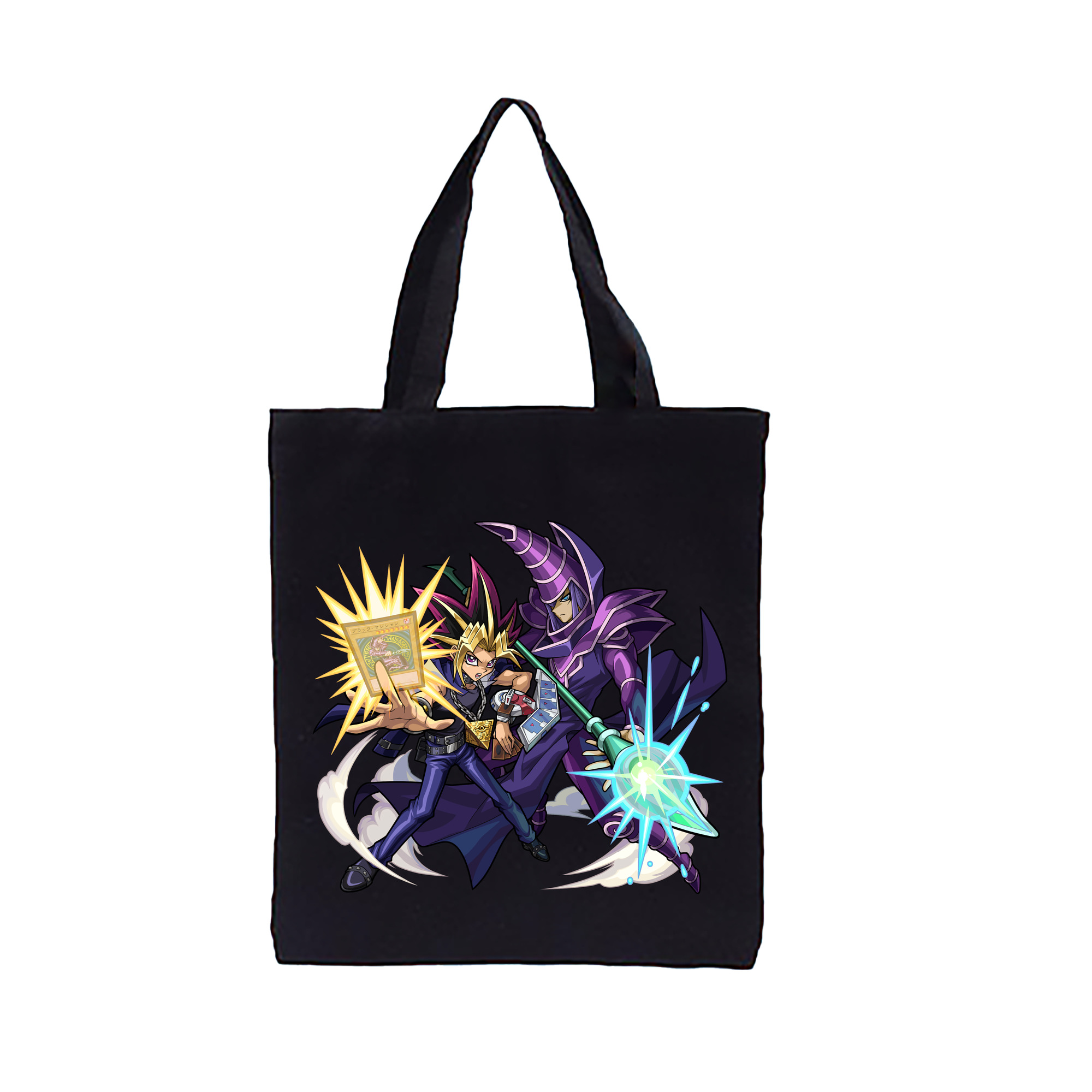 （画像用） 遊☆戯☆王 Yu-Gi-Oh! 縦型キャンバス生地手提げバッグ　トートバッグ