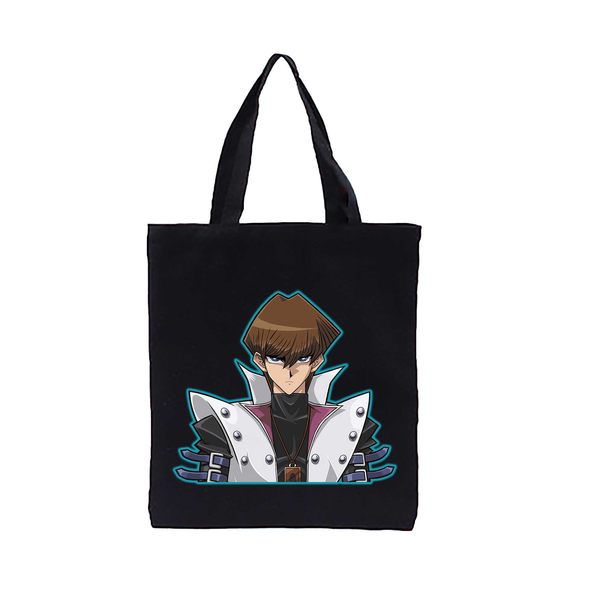 （画像用） 遊☆戯☆王 Yu-Gi-Oh! 縦型キャンバス生地手提げバッグ　トートバッグ