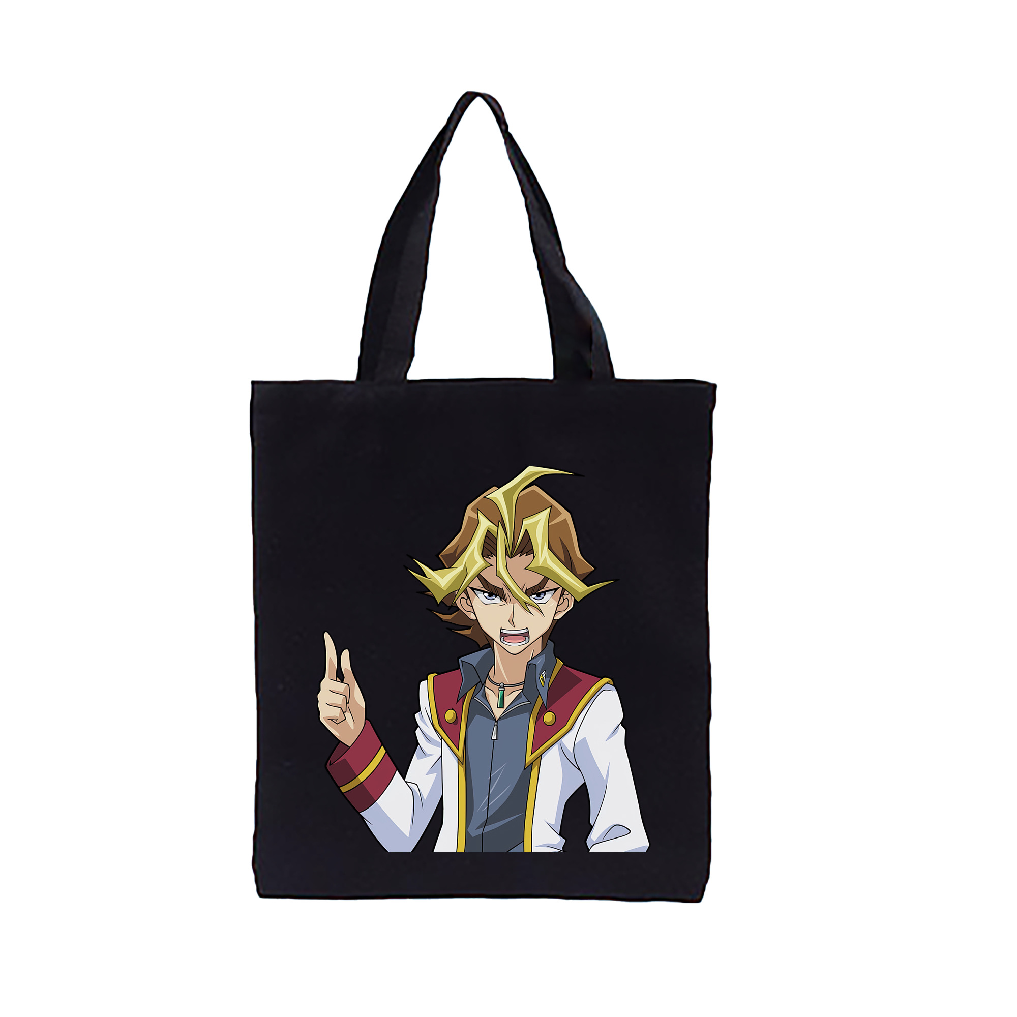 （画像用） 遊☆戯☆王 Yu-Gi-Oh! 縦型キャンバス生地手提げバッグ　トートバッグ