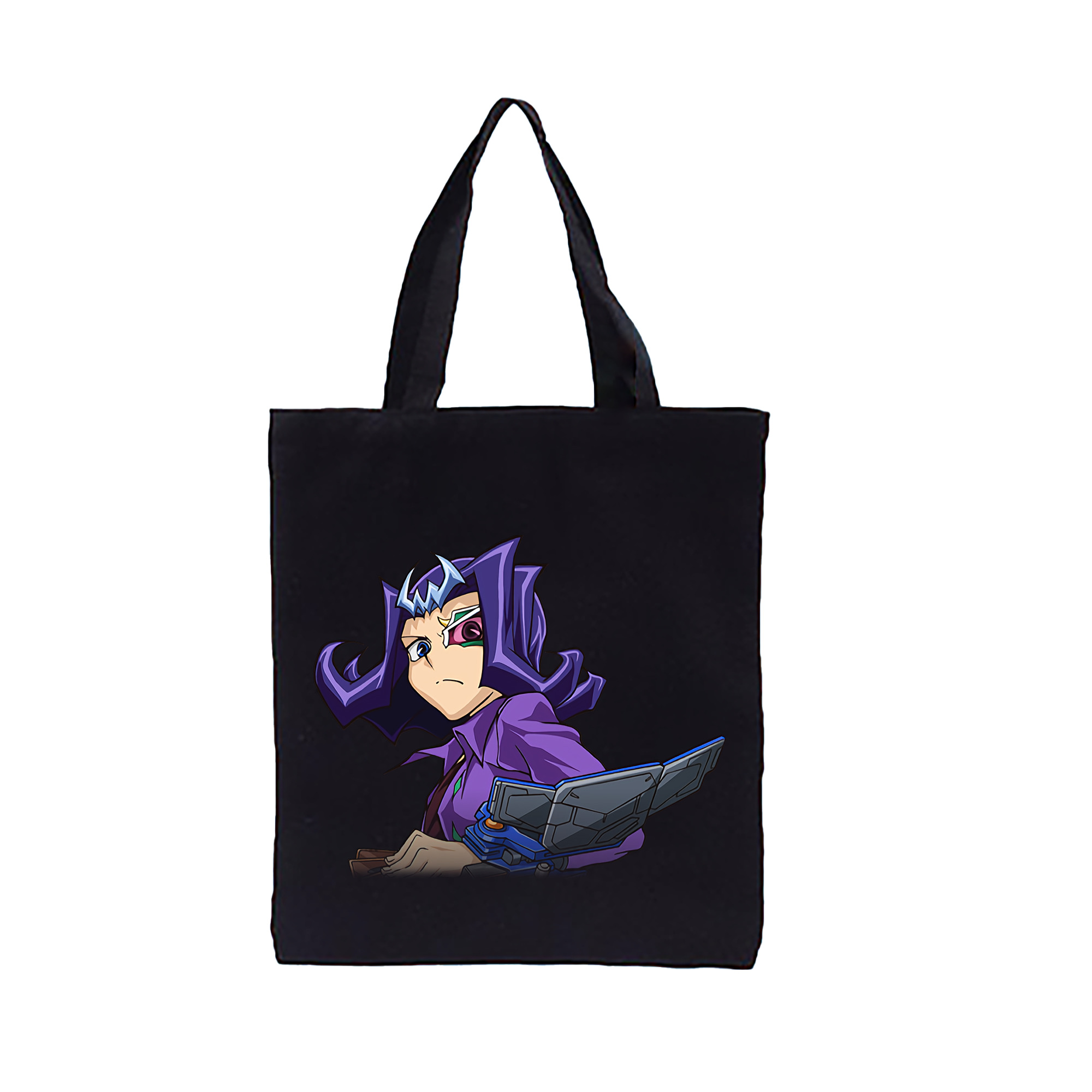 （画像用） 遊☆戯☆王 Yu-Gi-Oh! 縦型キャンバス生地手提げバッグ　トートバッグ