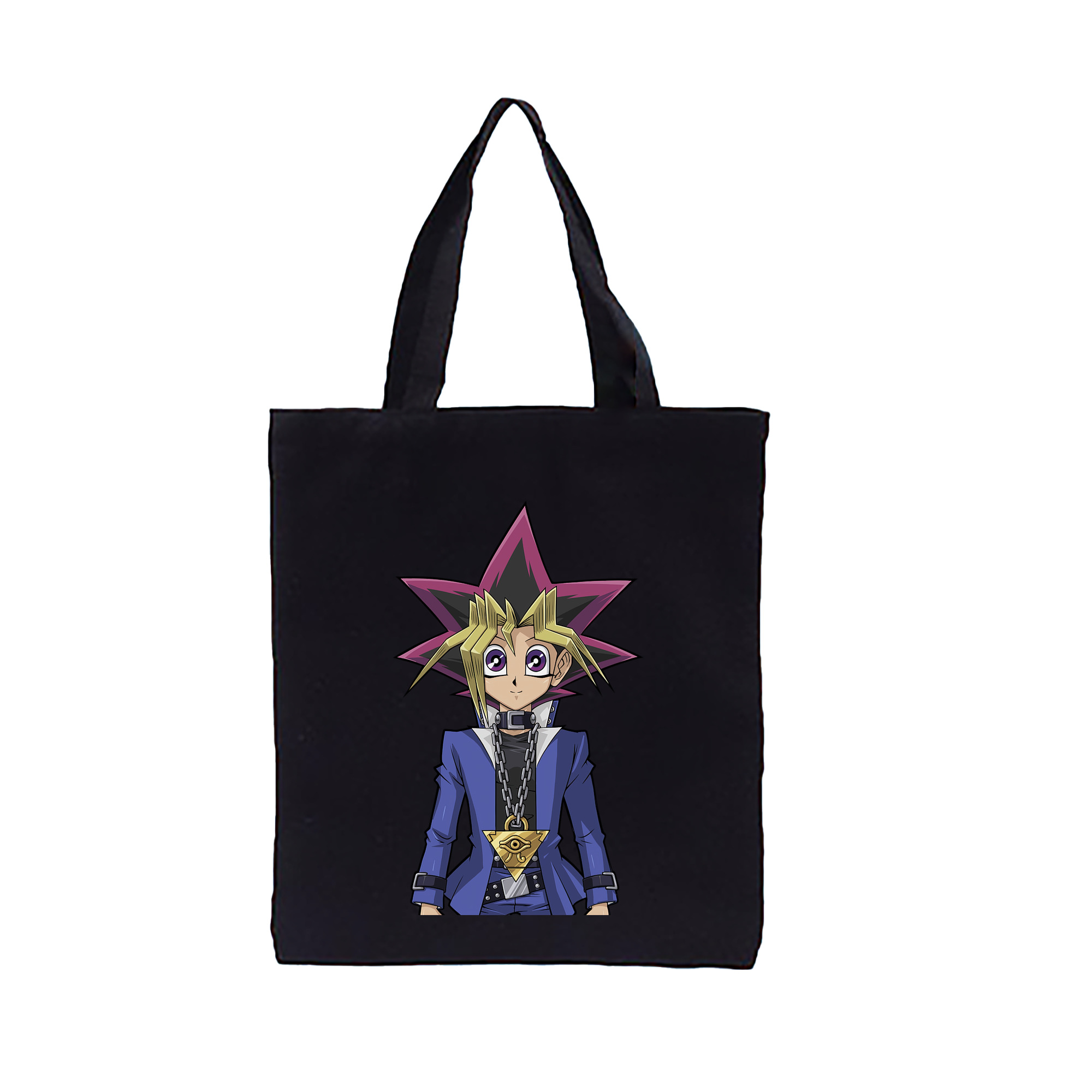 （画像用） 遊☆戯☆王 Yu-Gi-Oh! 縦型キャンバス生地手提げバッグ　トートバッグ