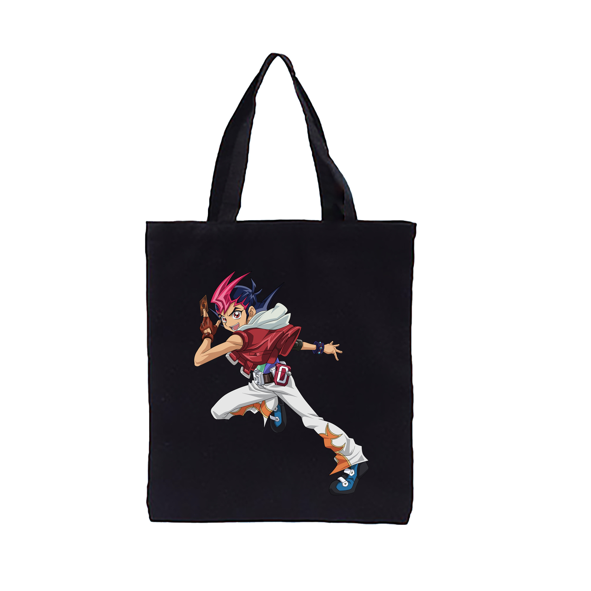 （画像用） 遊☆戯☆王 Yu-Gi-Oh! 縦型キャンバス生地手提げバッグ　トートバッグ
