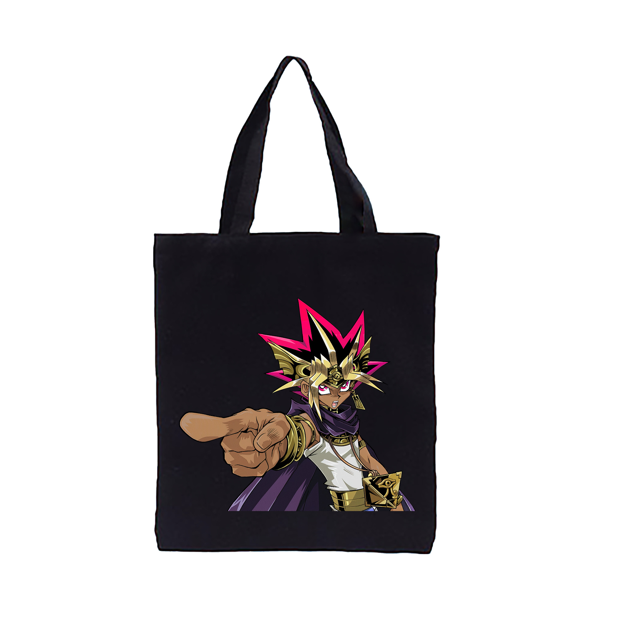 （画像用） 遊☆戯☆王 Yu-Gi-Oh! 縦型キャンバス生地手提げバッグ　トートバッグ