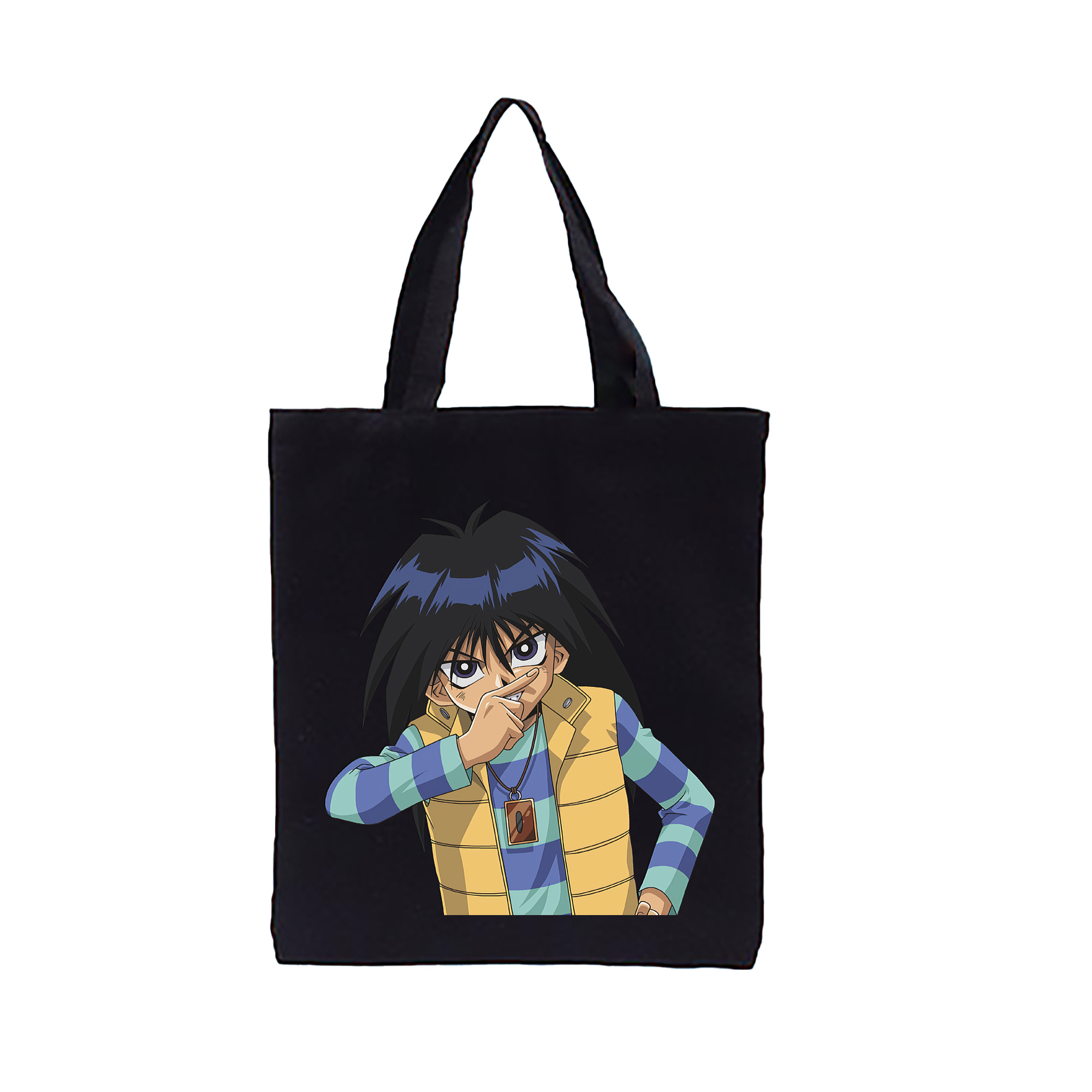 （画像用） 遊☆戯☆王 Yu-Gi-Oh! 縦型キャンバス生地手提げバッグ　トートバッグ