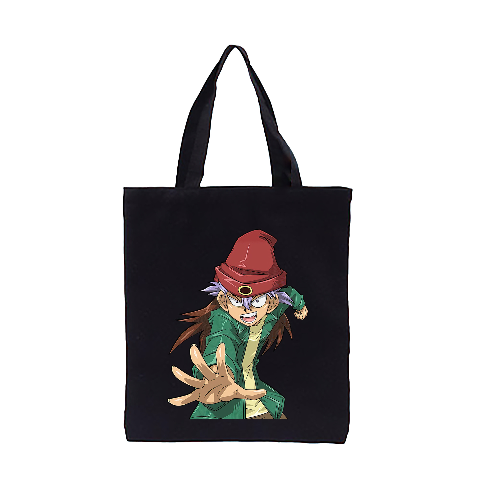 （画像用） 遊☆戯☆王 Yu-Gi-Oh! 縦型キャンバス生地手提げバッグ　トートバッグ