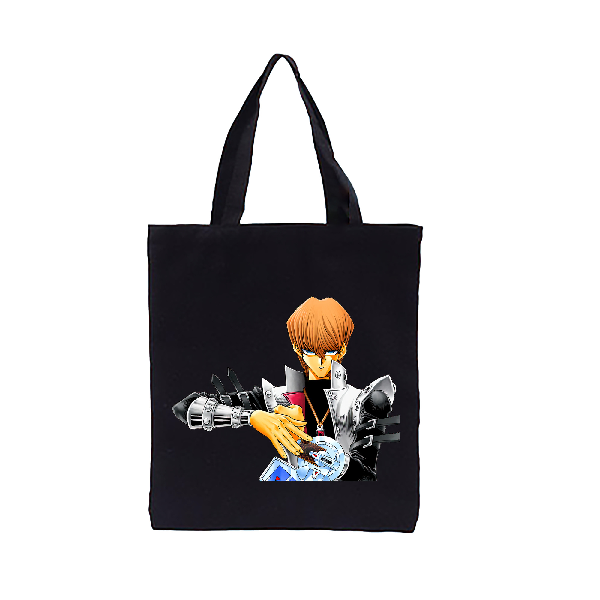 （画像用） 遊☆戯☆王 Yu-Gi-Oh! 縦型キャンバス生地手提げバッグ　トートバッグ