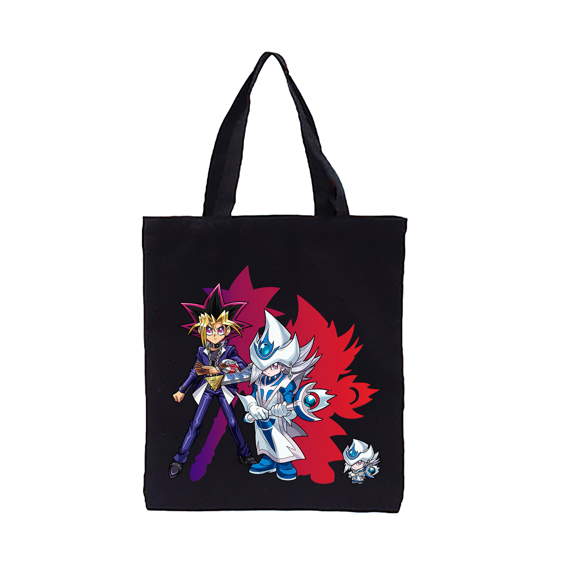 （画像用） 遊☆戯☆王 Yu-Gi-Oh! 縦型キャンバス生地手提げバッグ　トートバッグ