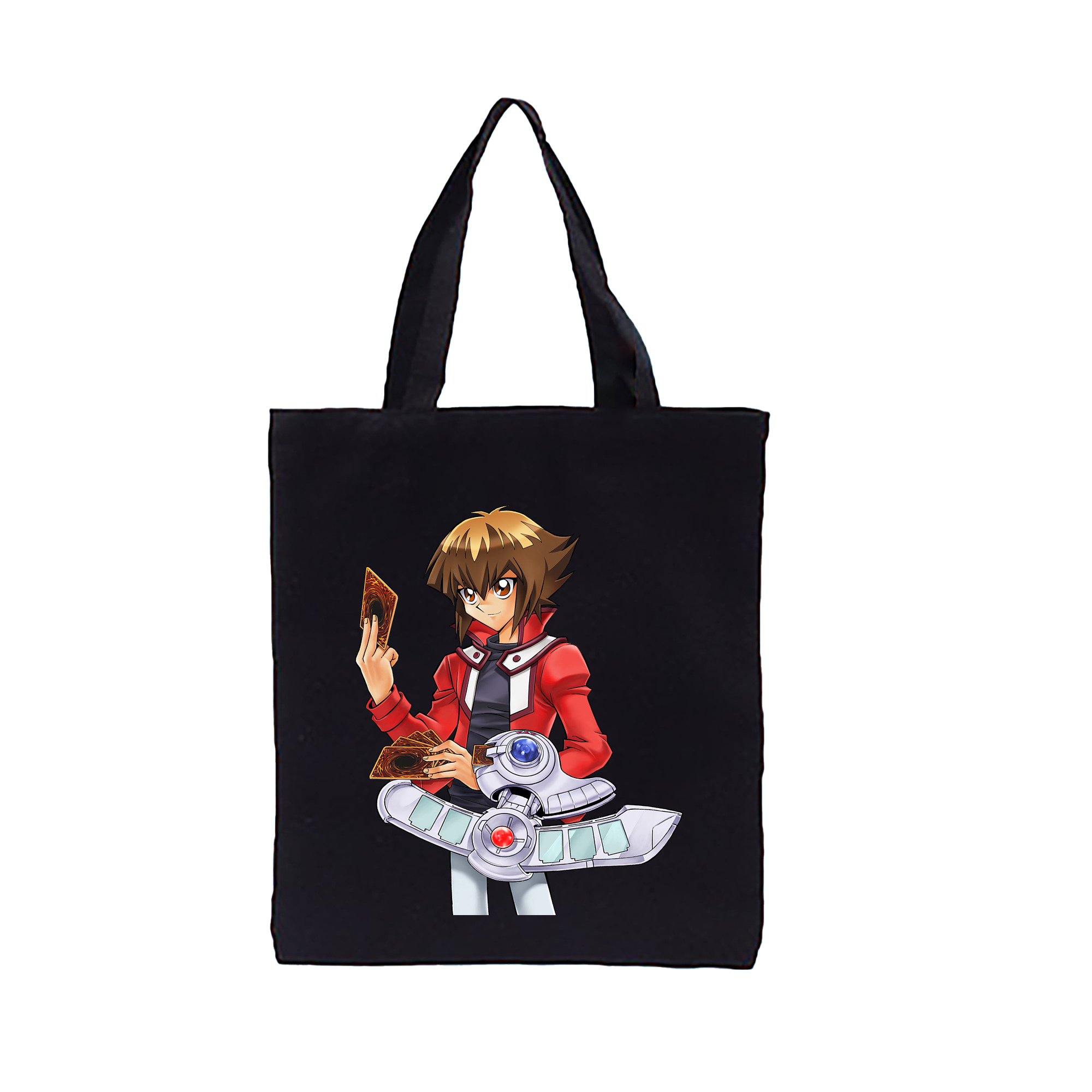 （画像用） 遊☆戯☆王 Yu-Gi-Oh! 縦型キャンバス生地手提げバッグ　トートバッグ