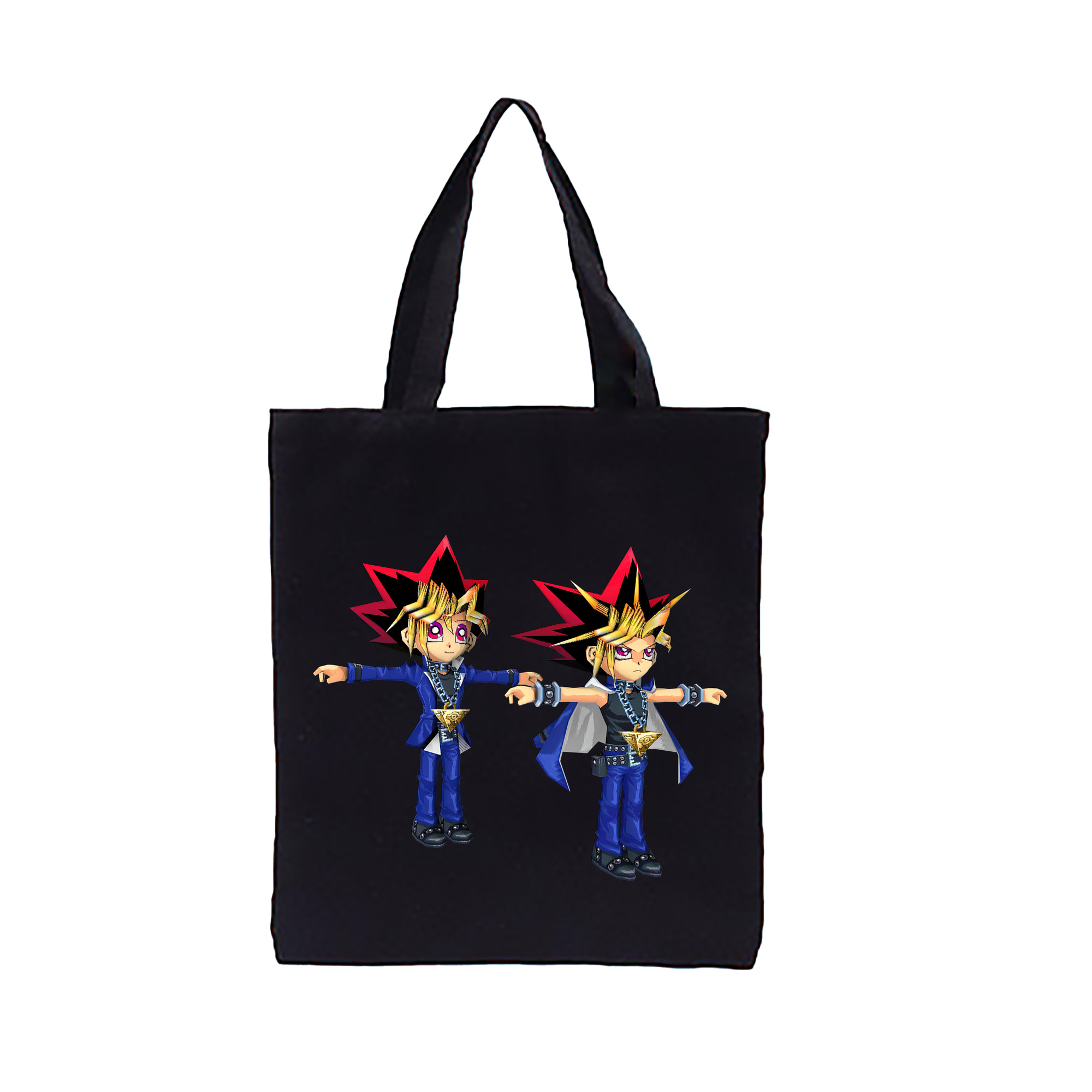 （画像用） 遊☆戯☆王 Yu-Gi-Oh! 縦型キャンバス生地手提げバッグ　トートバッグ
