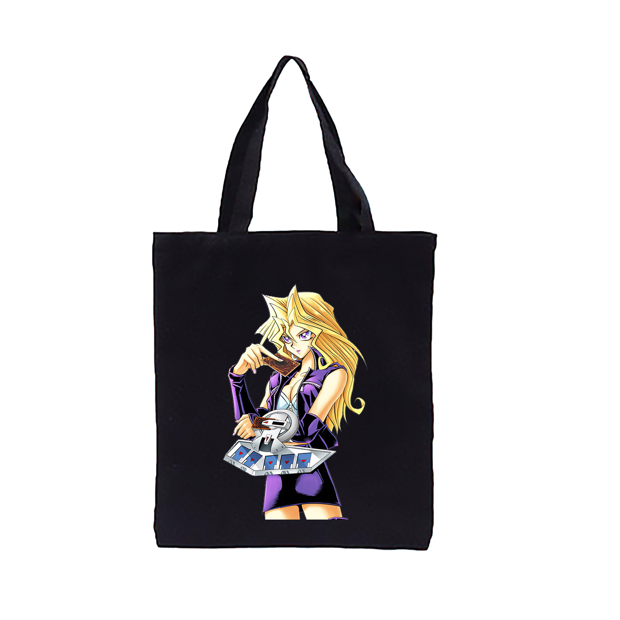（画像用） 遊☆戯☆王 Yu-Gi-Oh! 縦型キャンバス生地手提げバッグ　トートバッグ