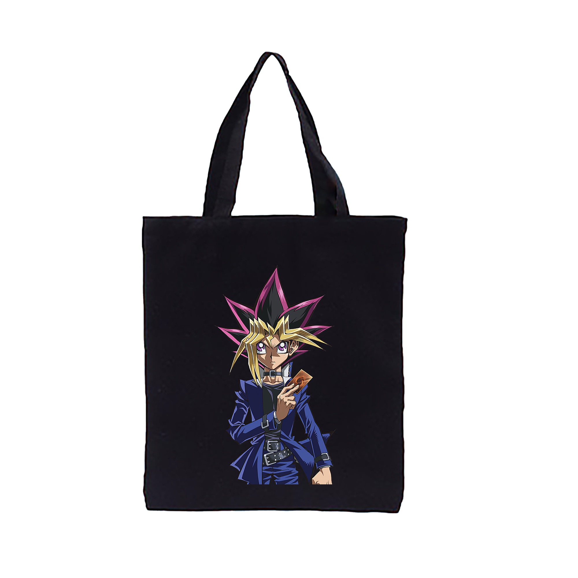 （画像用） 遊☆戯☆王 Yu-Gi-Oh! 縦型キャンバス生地手提げバッグ　トートバッグ