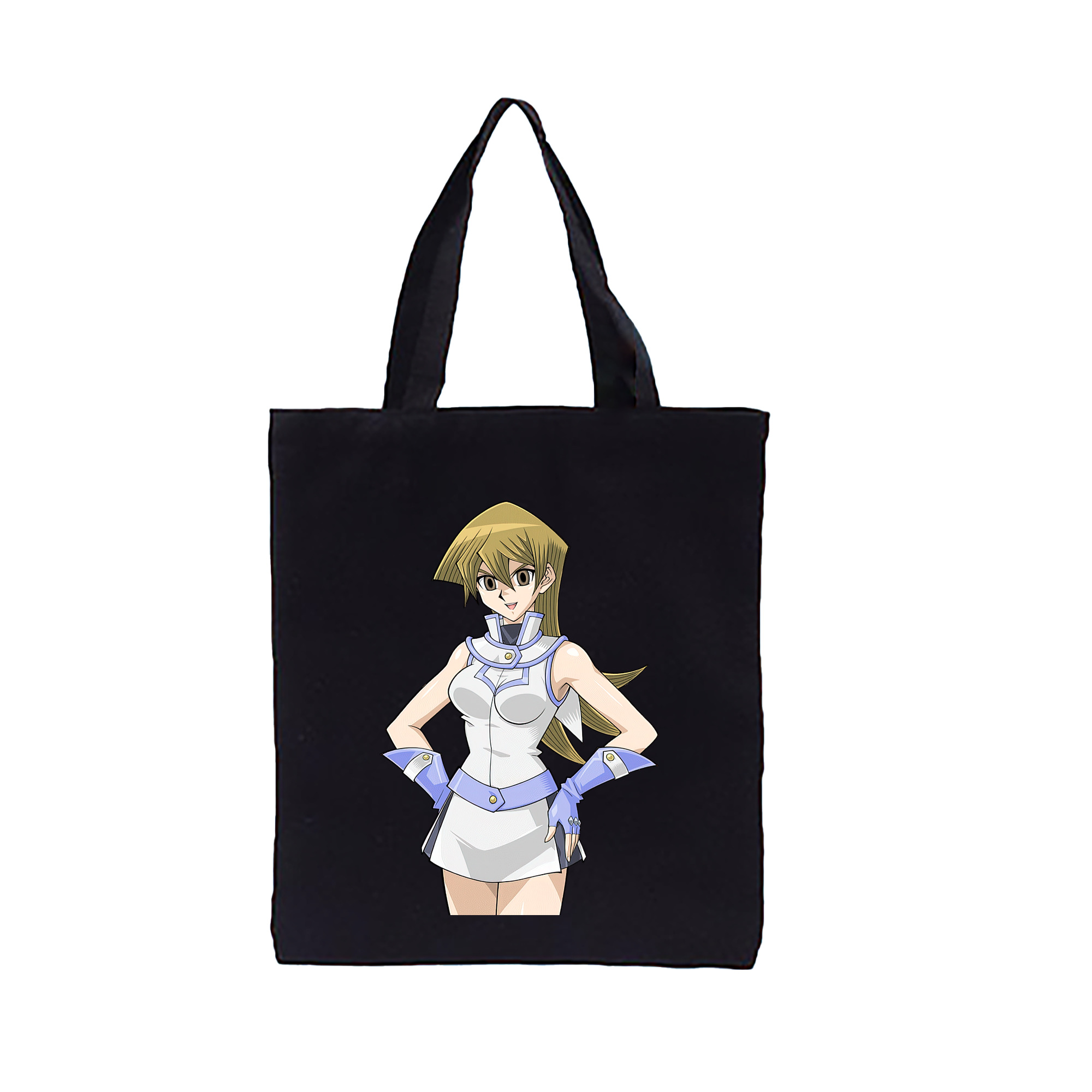 （画像用） 遊☆戯☆王 Yu-Gi-Oh! 縦型キャンバス生地手提げバッグ　トートバッグ